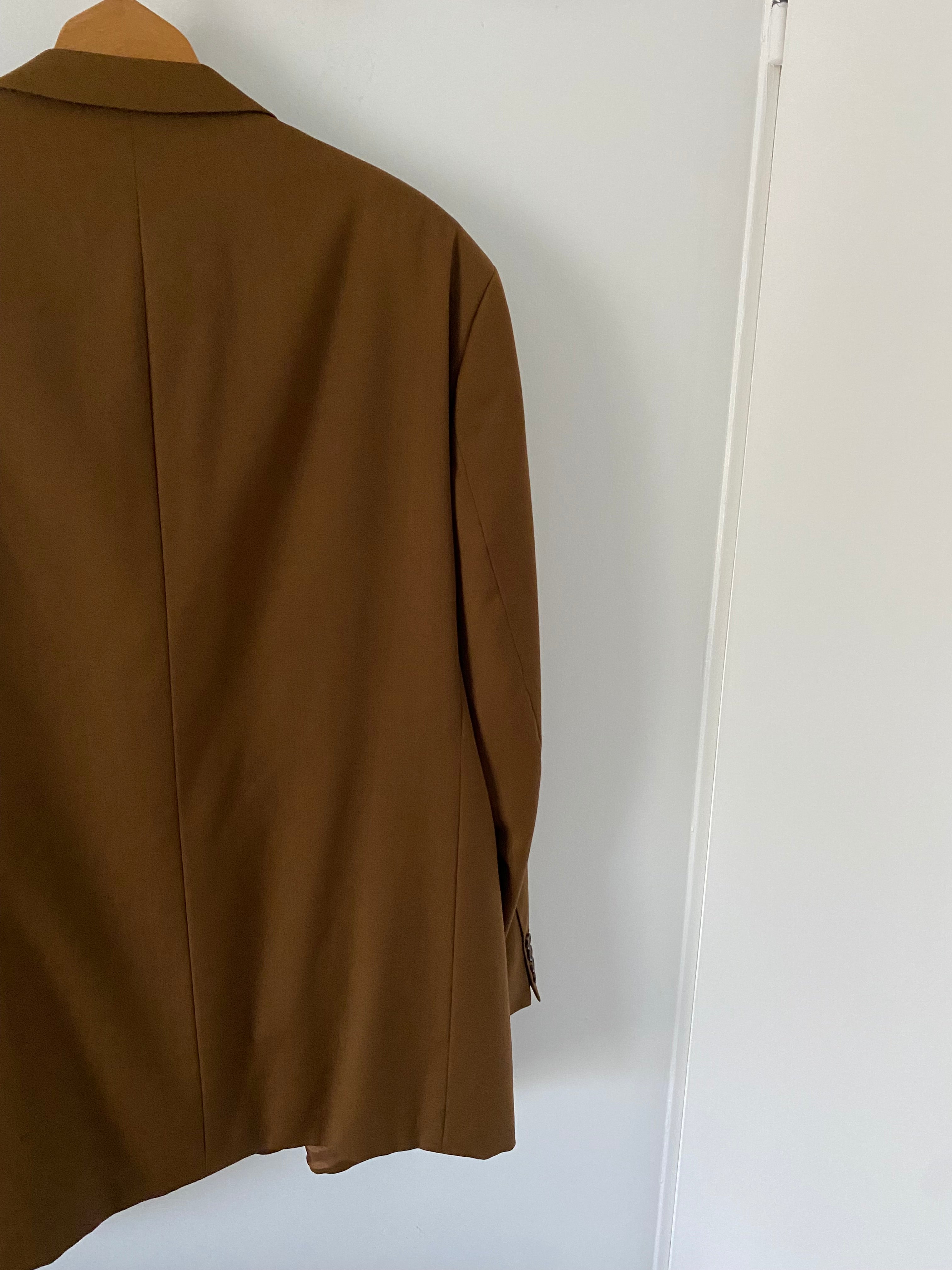 Duo Blazer Homme EDITORIAL (super Oversize) & Boucles d’oreilles « Nacrées » vintage