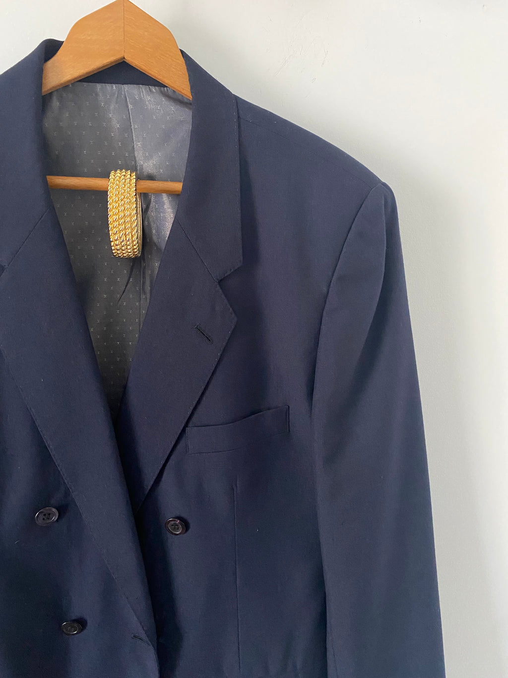 Duo Blazer Homme OVERSIZE & Manchette  « Relief » vintage