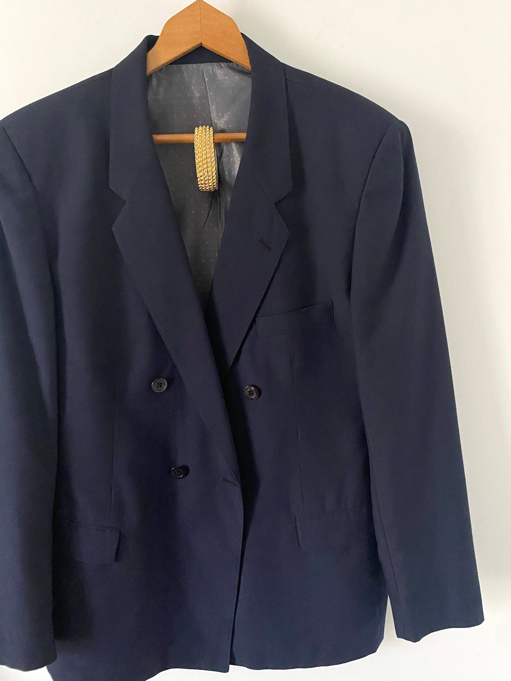 Duo Blazer Homme OVERSIZE & Manchette  « Relief » vintage