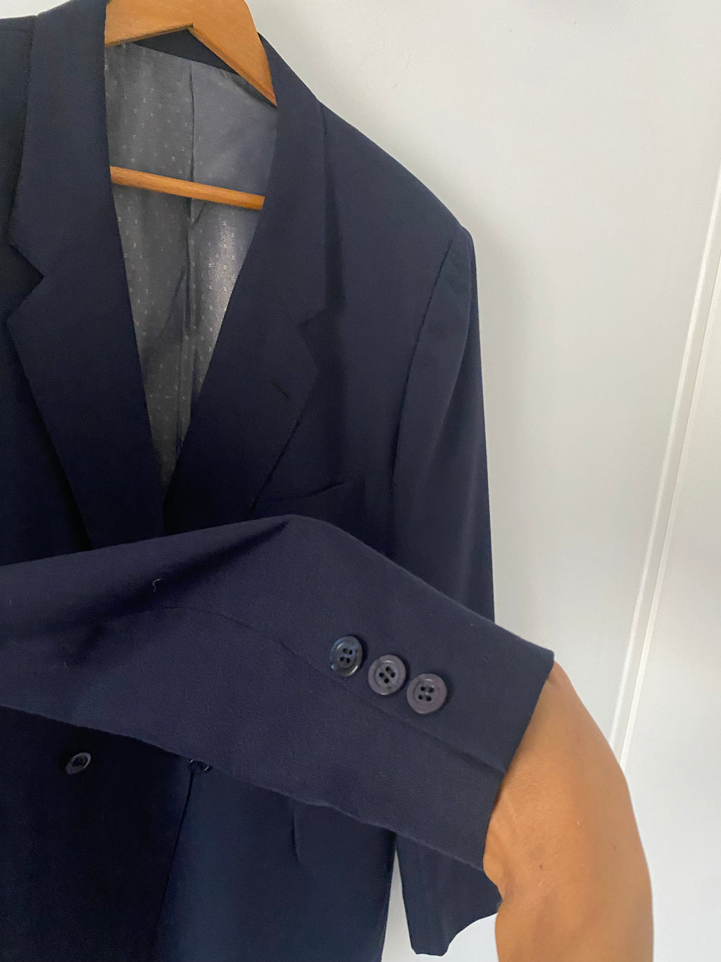 Duo Blazer Homme OVERSIZE & Manchette  « Relief » vintage