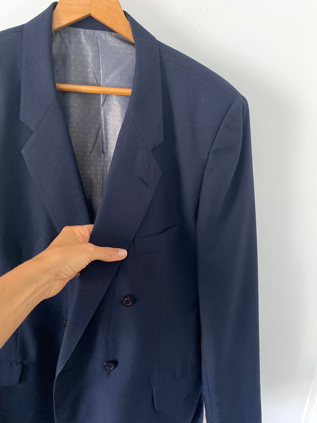 Duo Blazer Homme OVERSIZE & Manchette  « Relief » vintage