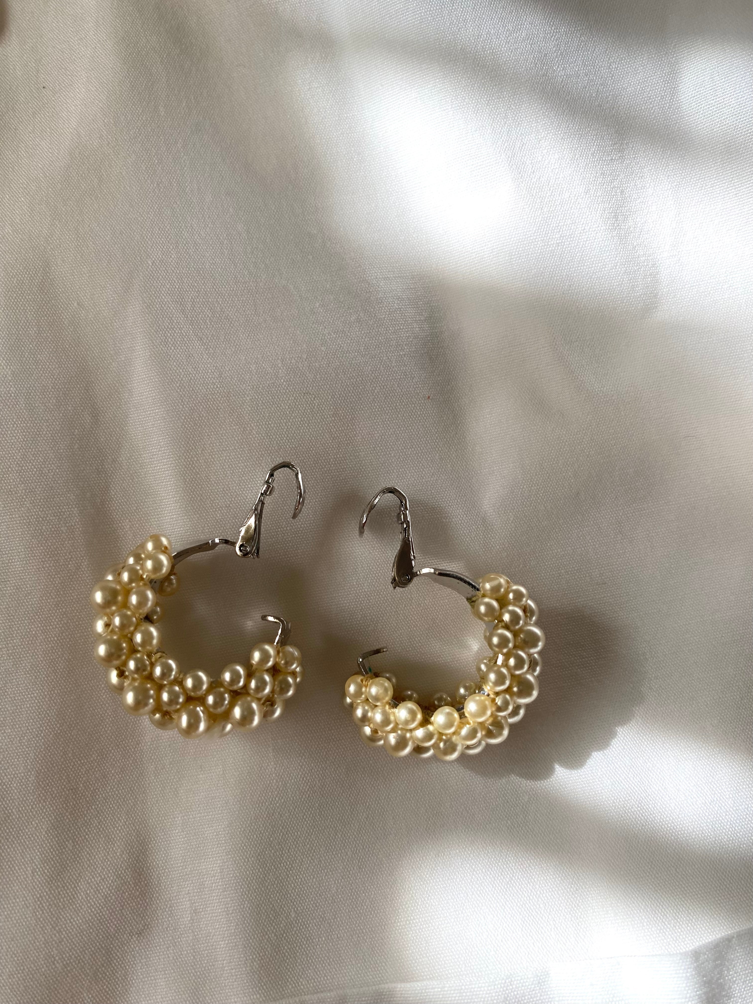 Duo Blazer Homme EDITORIAL (super Oversize) & Boucles d’oreilles « Nacrées » vintage