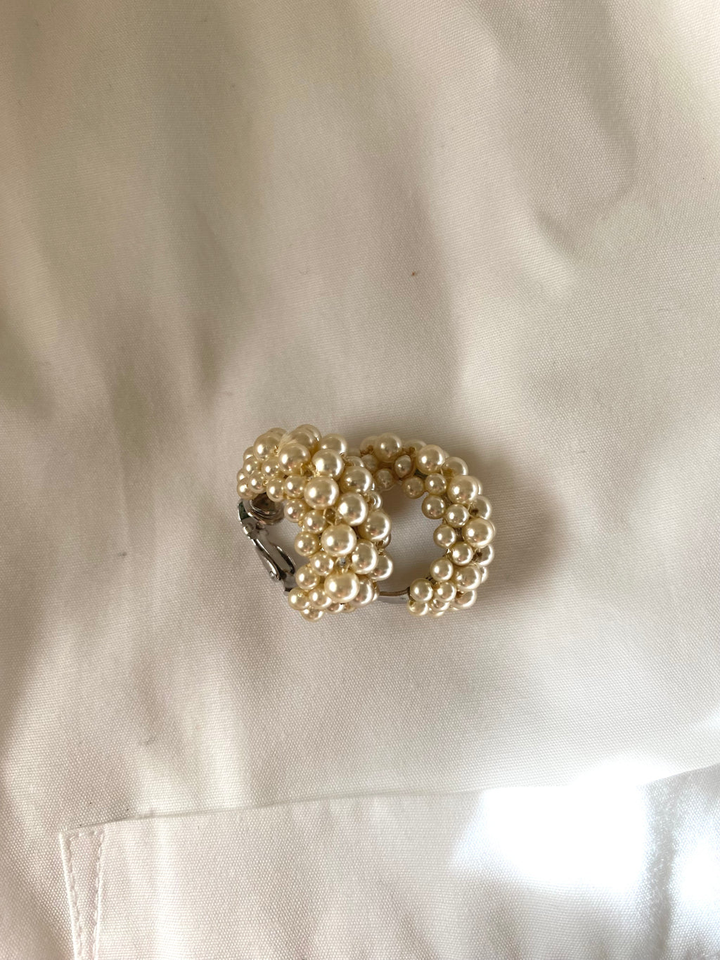 Duo Blazer Homme EDITORIAL (super Oversize) & Boucles d’oreilles « Nacrées » vintage