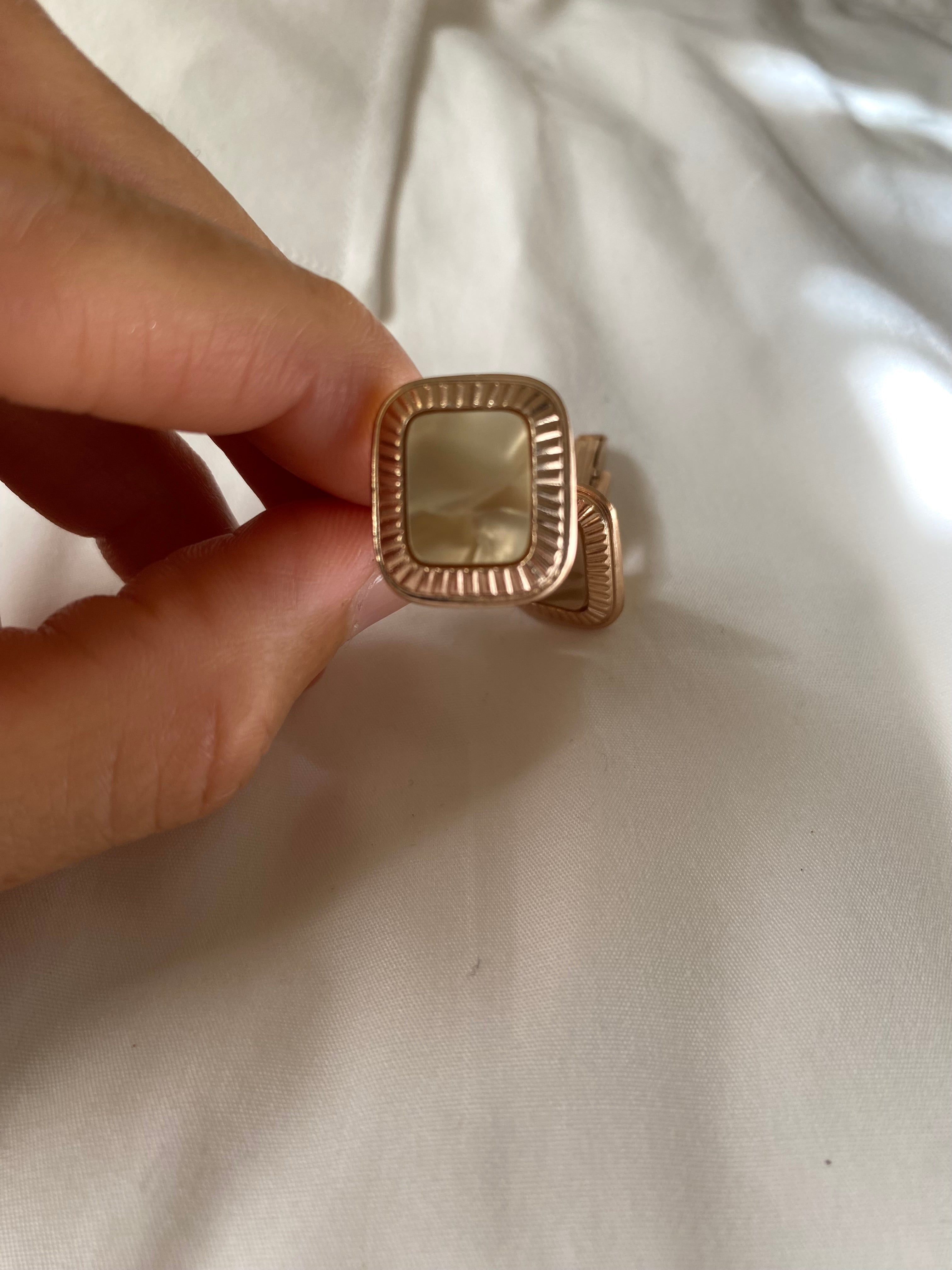 Men's White Shirt (with Cuffs) & "Sun" Bag  Duo