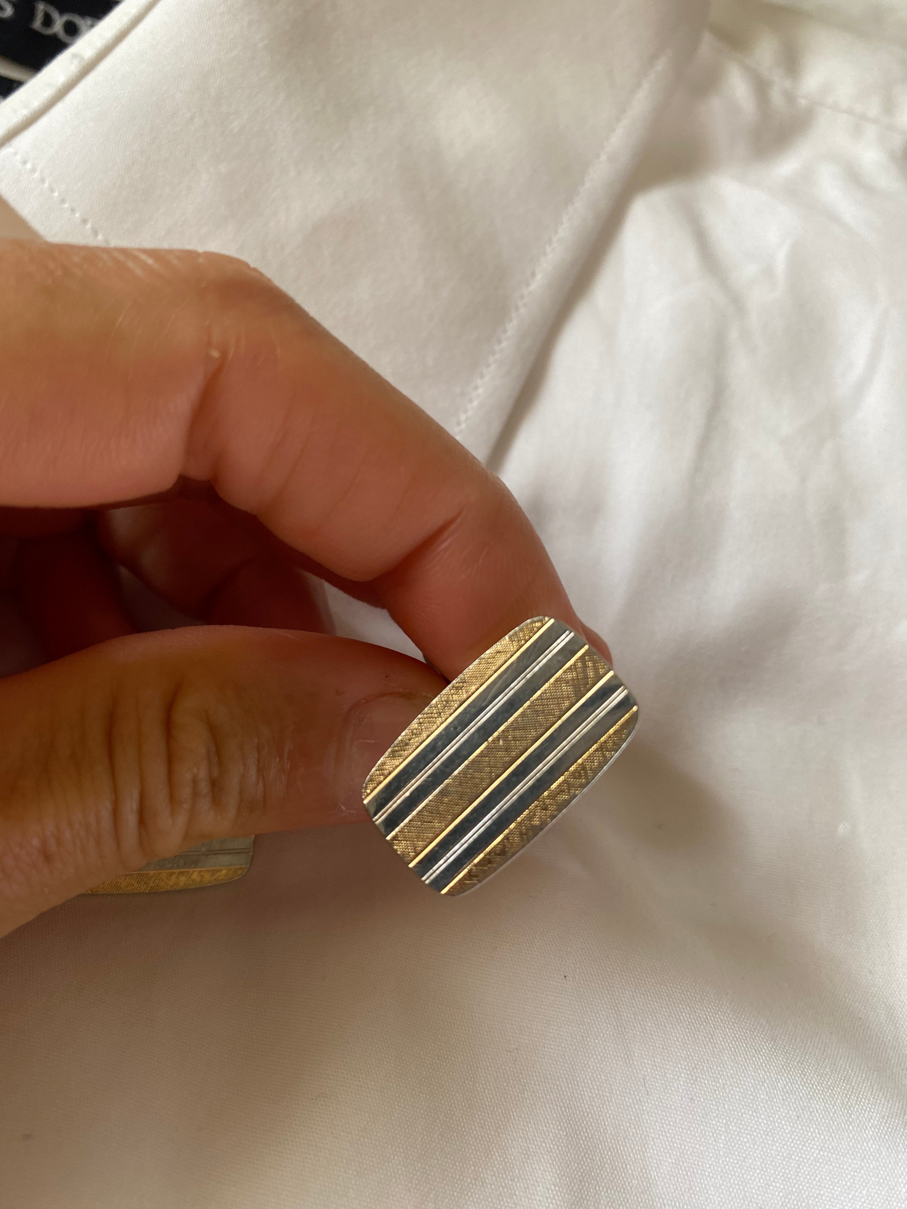 Duo Chemise blanche Homme oversize (+ Manchettes)  & Boucles d’oreilles « Donut’s»