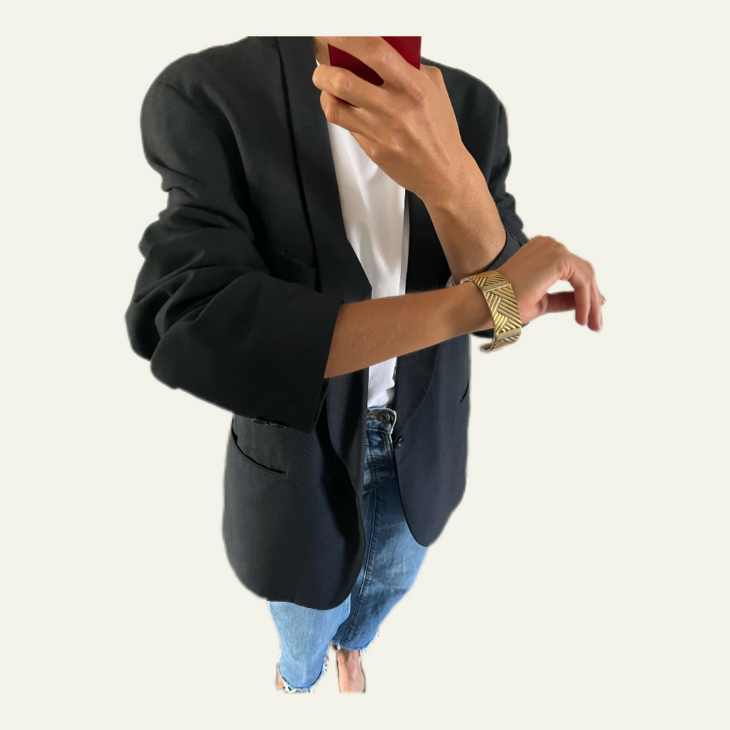 Duo Blazer Homme OVERSIZE & Bracelet  «Ungaro » vintage
