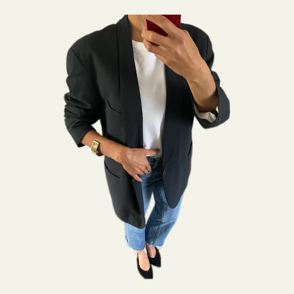 Duo Blazer Homme OVERSIZE & Bracelet  «Ungaro » vintage