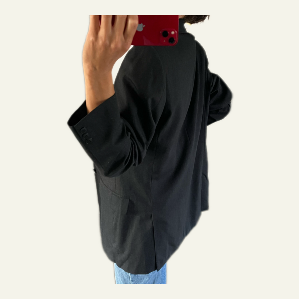 Duo Blazer Homme LUXE « YSL  anthracite » & Bracelet vintage