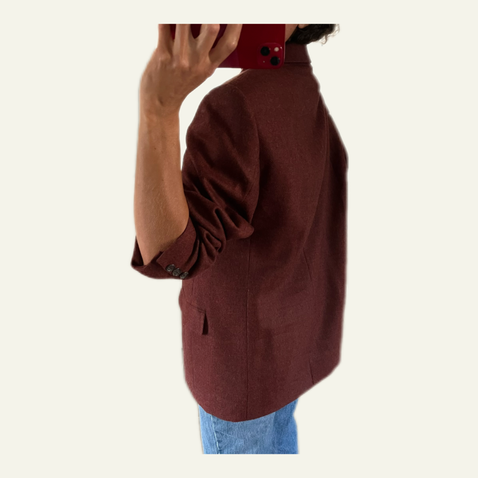 Duo Blazer Homme EDITORIAL ( super Oversize) « Conti » & Collier vintage