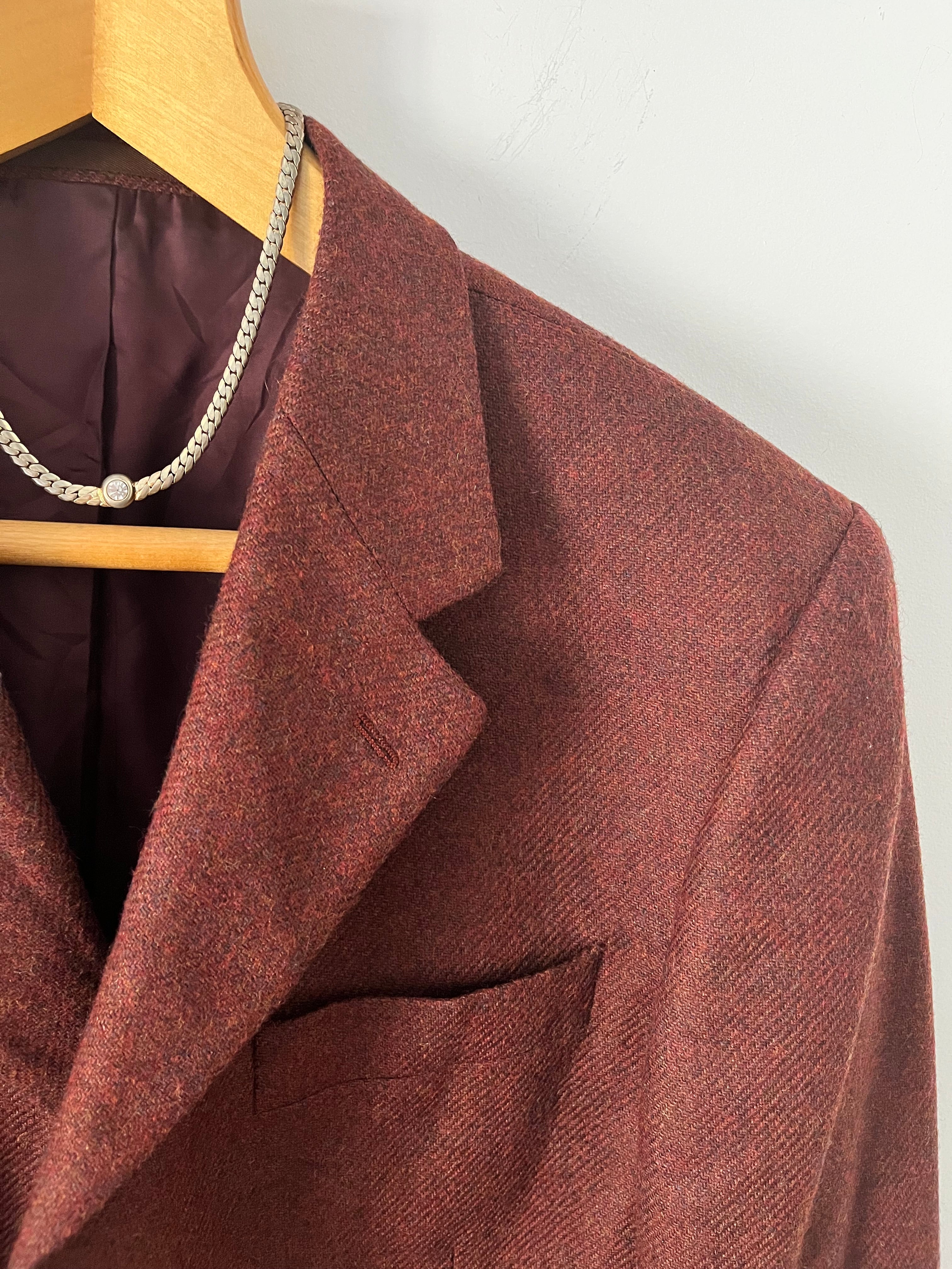 Duo Blazer Homme EDITORIAL ( super Oversize) « Conti » & Collier vintage