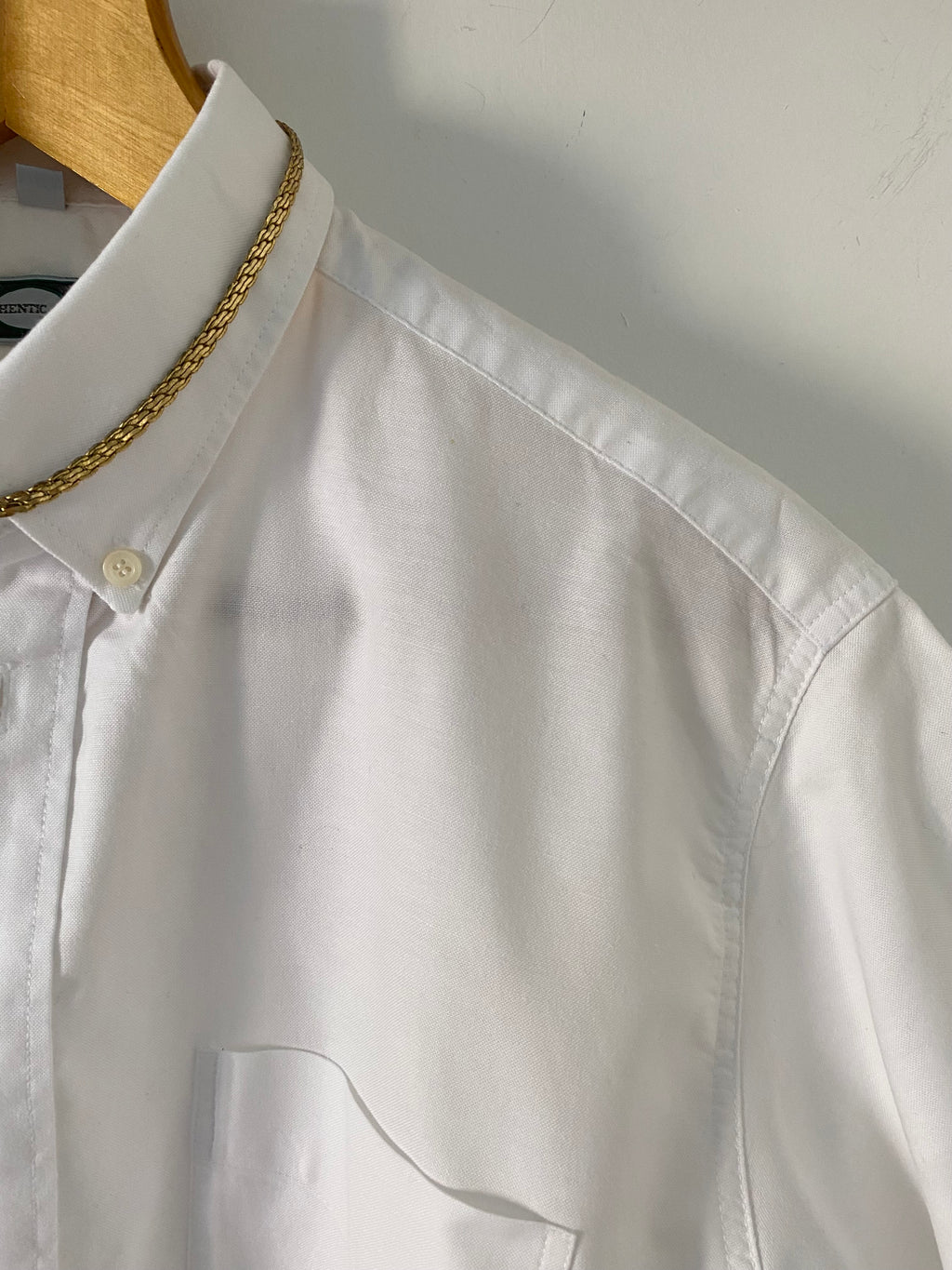 Duo Chemisier blanc Homme & Collier « Petit Épi »