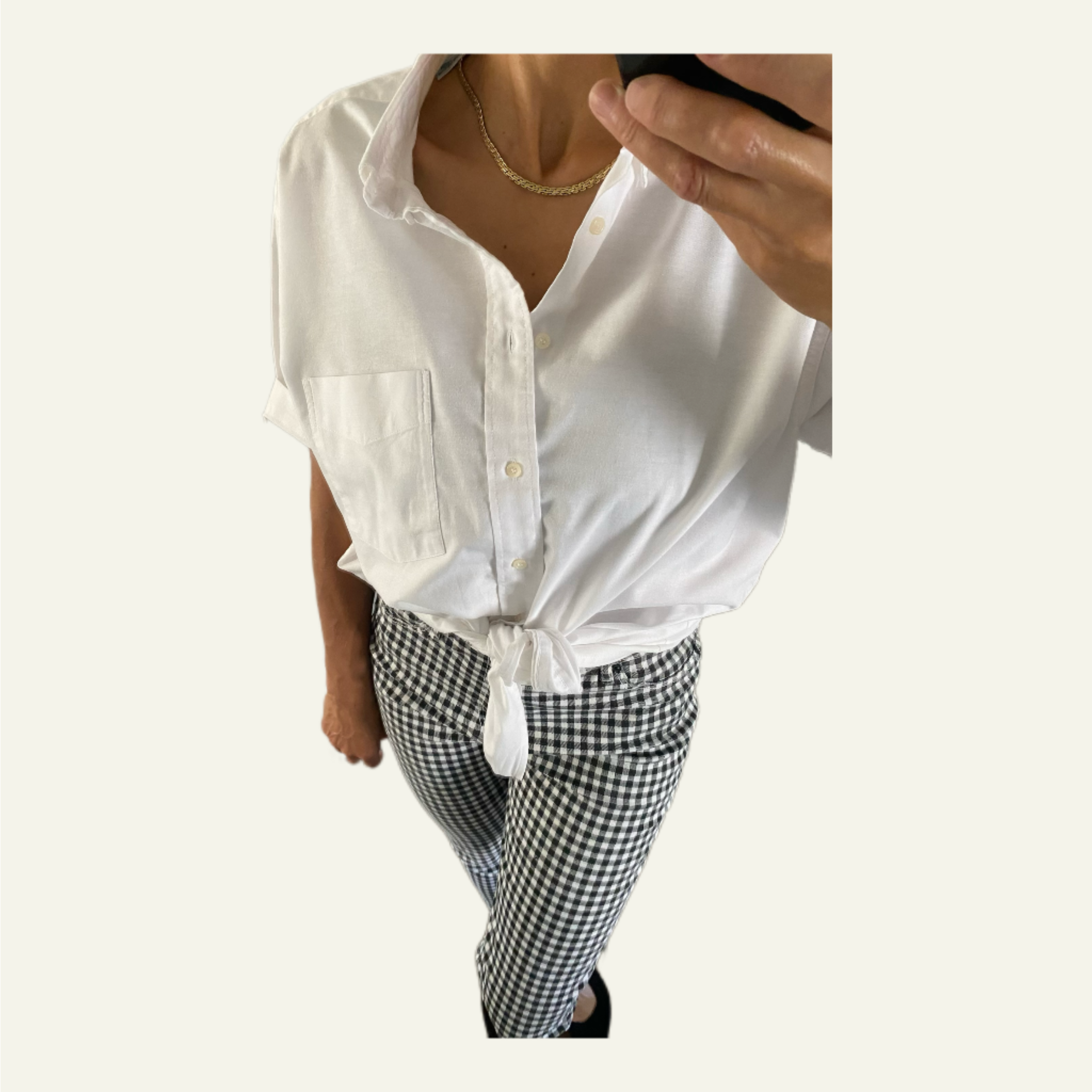 Duo Chemisier blanc Homme & Collier « Petit Épi »