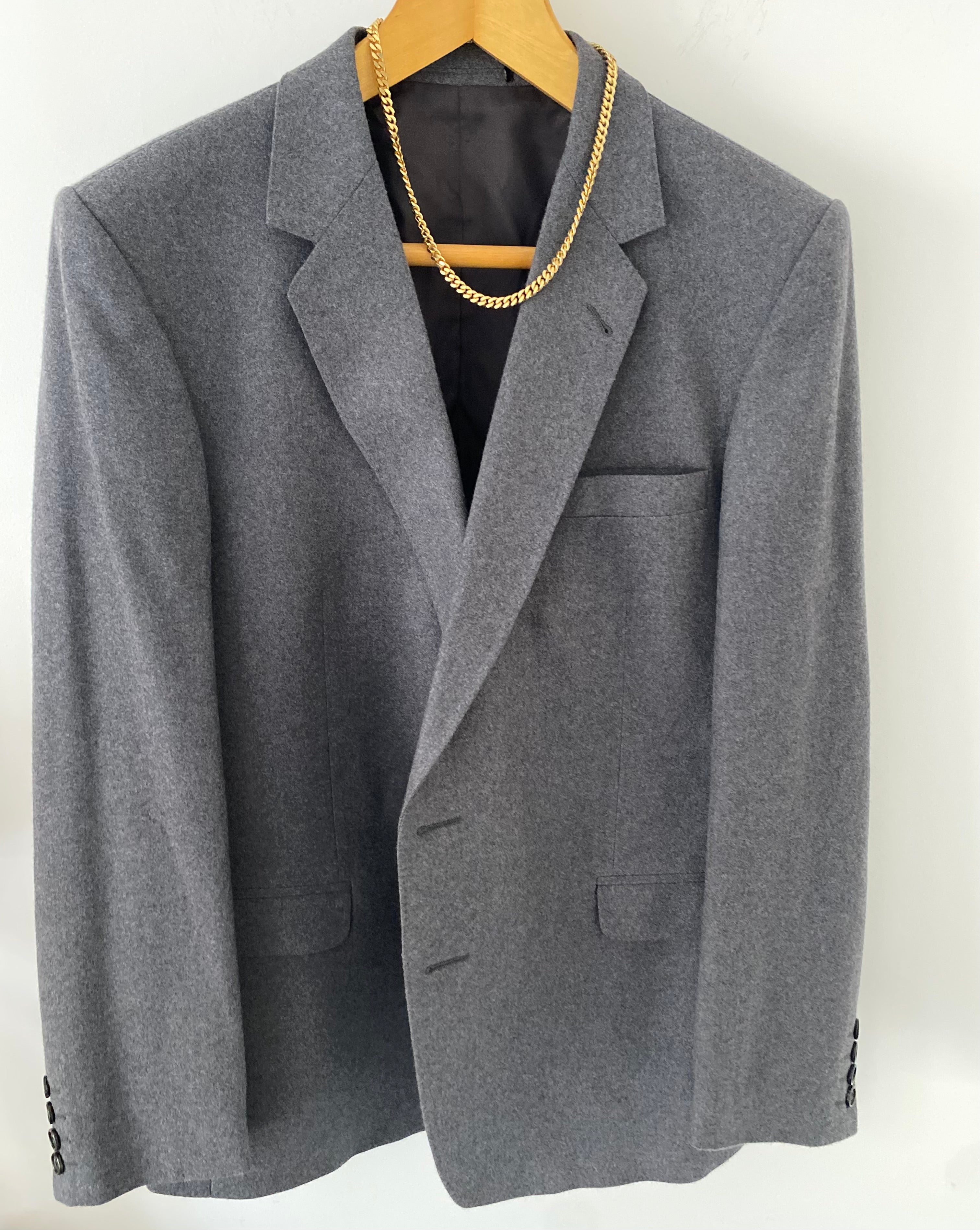 Duo Blazer Homme OVERSIZE « Oxford » & Collier vintage