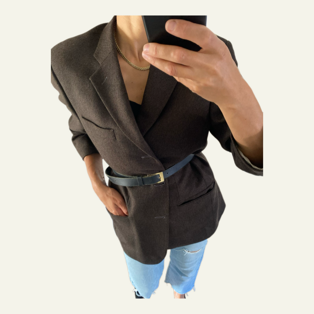 Duo Blazer Homme OVERSIZE « Nino »  & Collier vintage