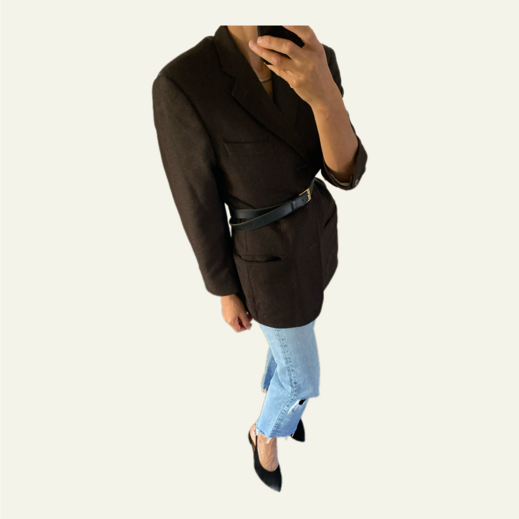 Duo Blazer Homme OVERSIZE « Nino »  & Collier vintage