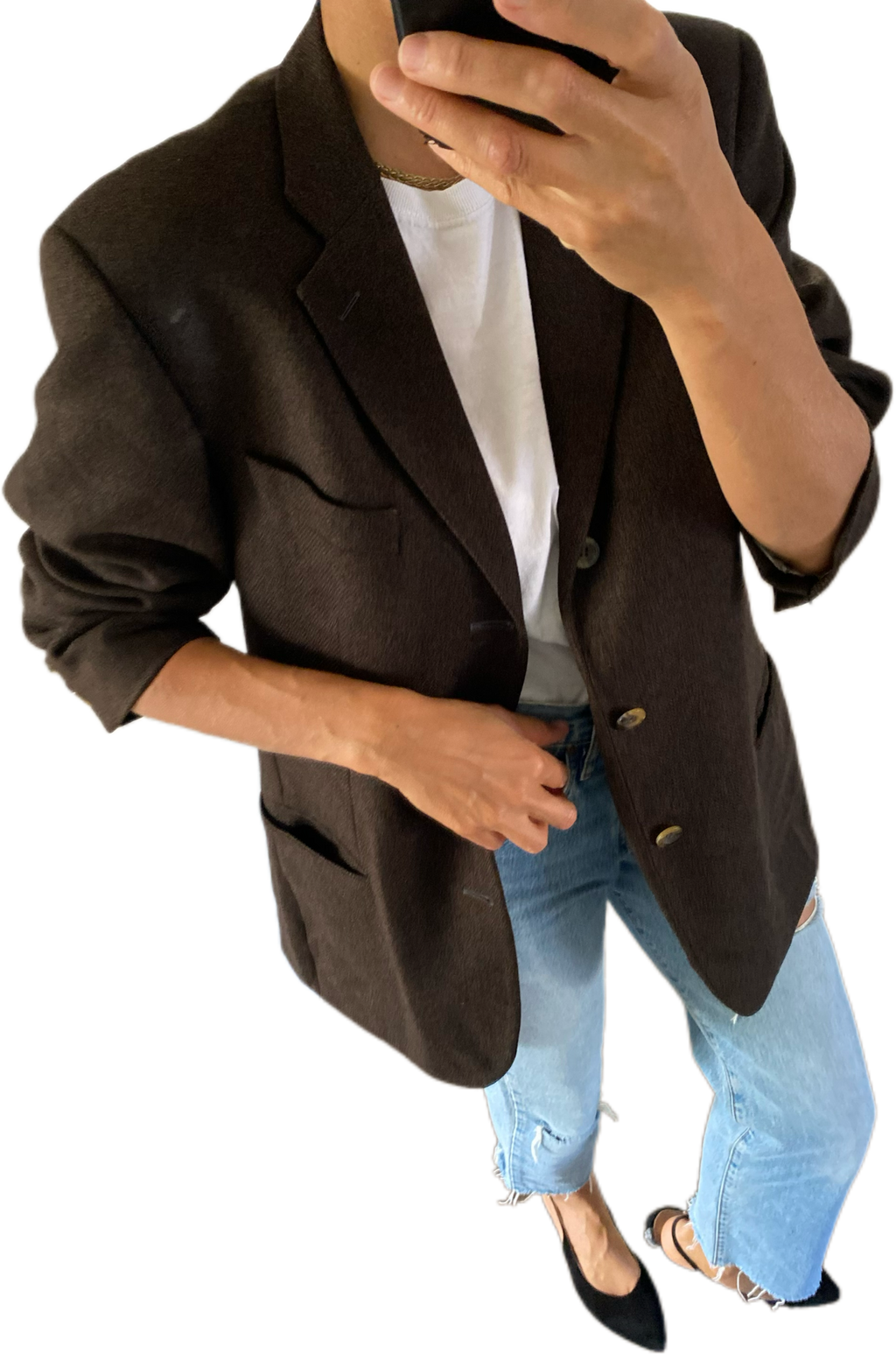 Duo Blazer Homme OVERSIZE « Nino »  & Collier vintage