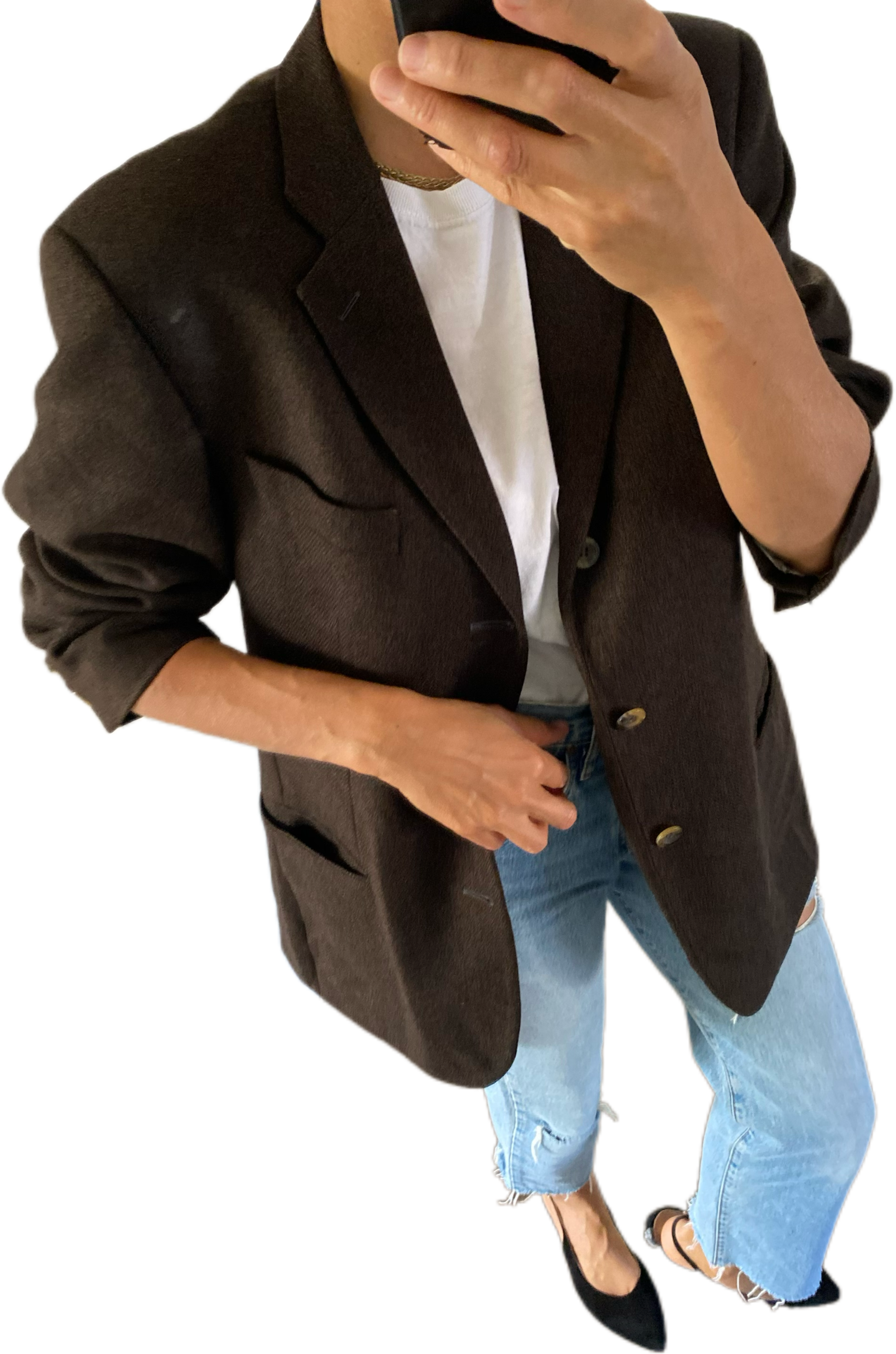 Duo Blazer Homme OVERSIZE « Nino »  & Collier vintage