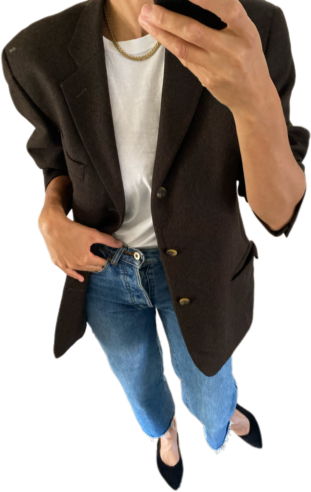 Duo Blazer Homme OVERSIZE « Nino »  & Collier vintage