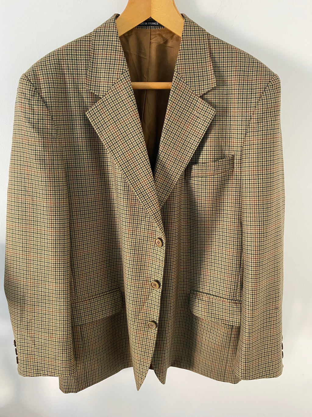 Duo Blazer Homme OVERSIZE « Tartan » & Sac cuir