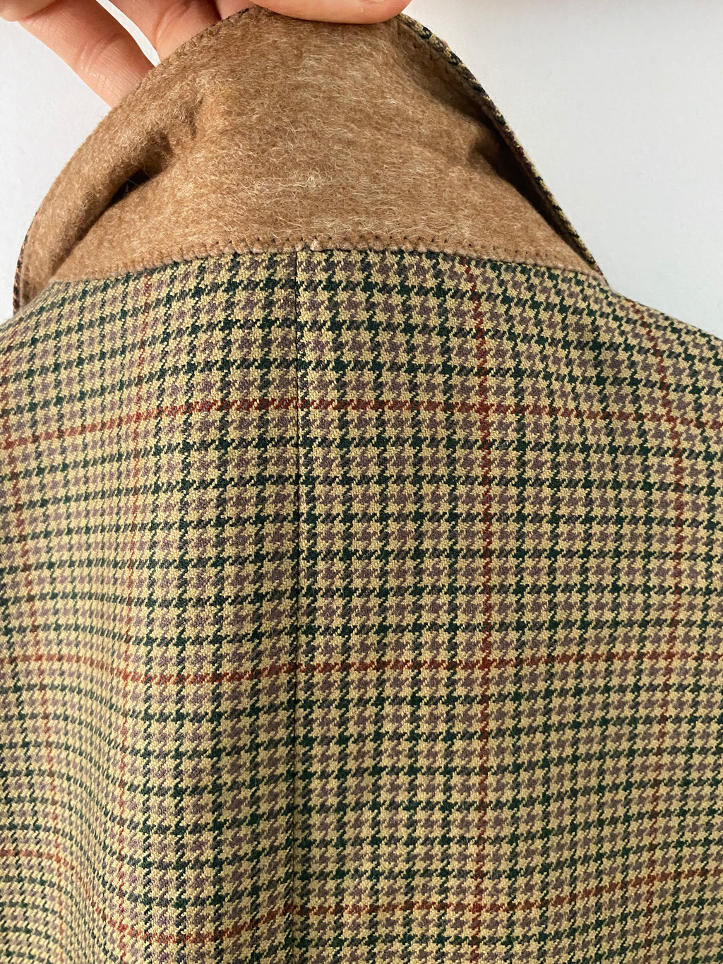 Duo Blazer Homme OVERSIZE « Tartan » & Sac cuir