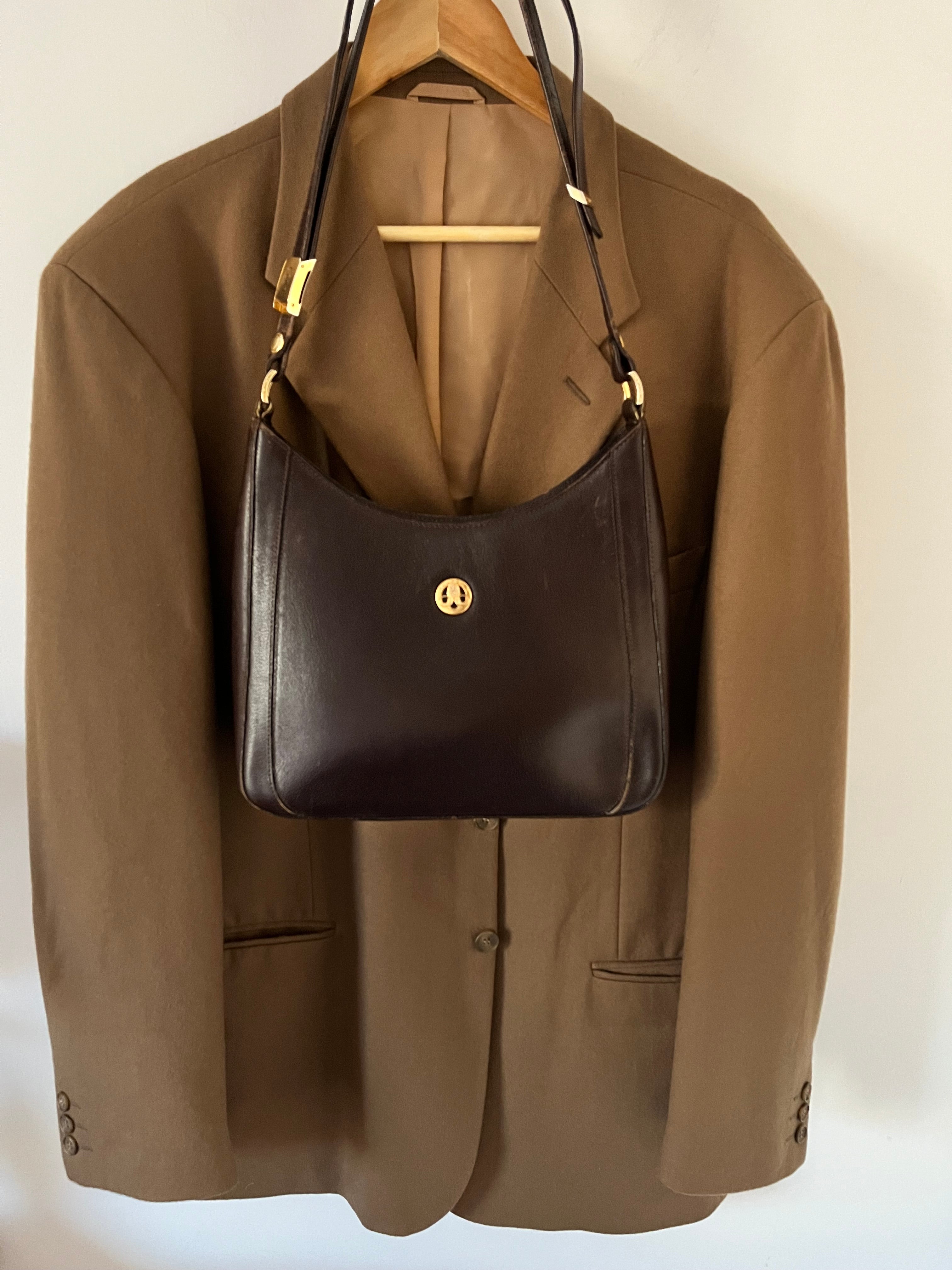 Duo Blazer Homme EDITORIAL & Sac cuir «  Pourchet  »