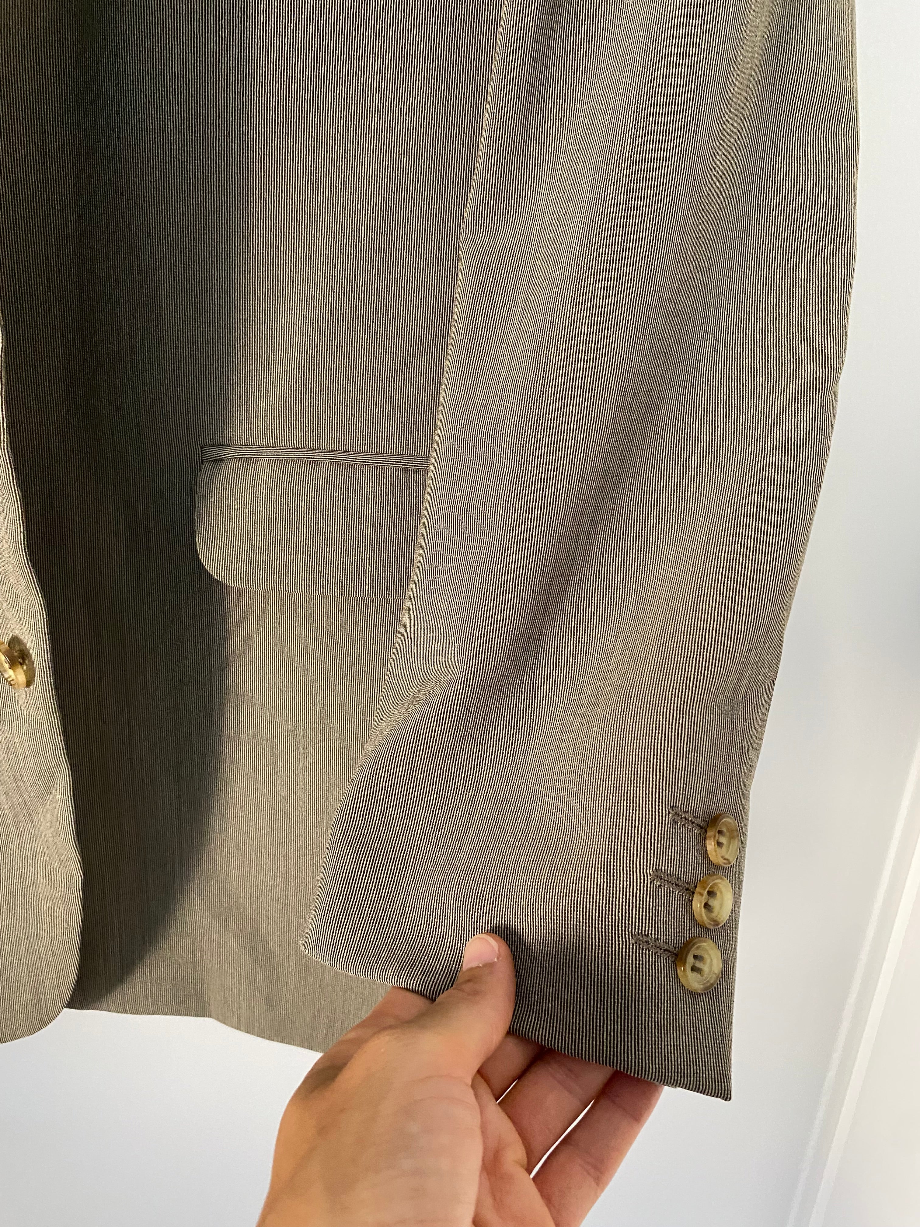 Duo Blazer Homme EDITORIAL ( super Oversize) & Boucles d’oreilles « Accordéon » vintage