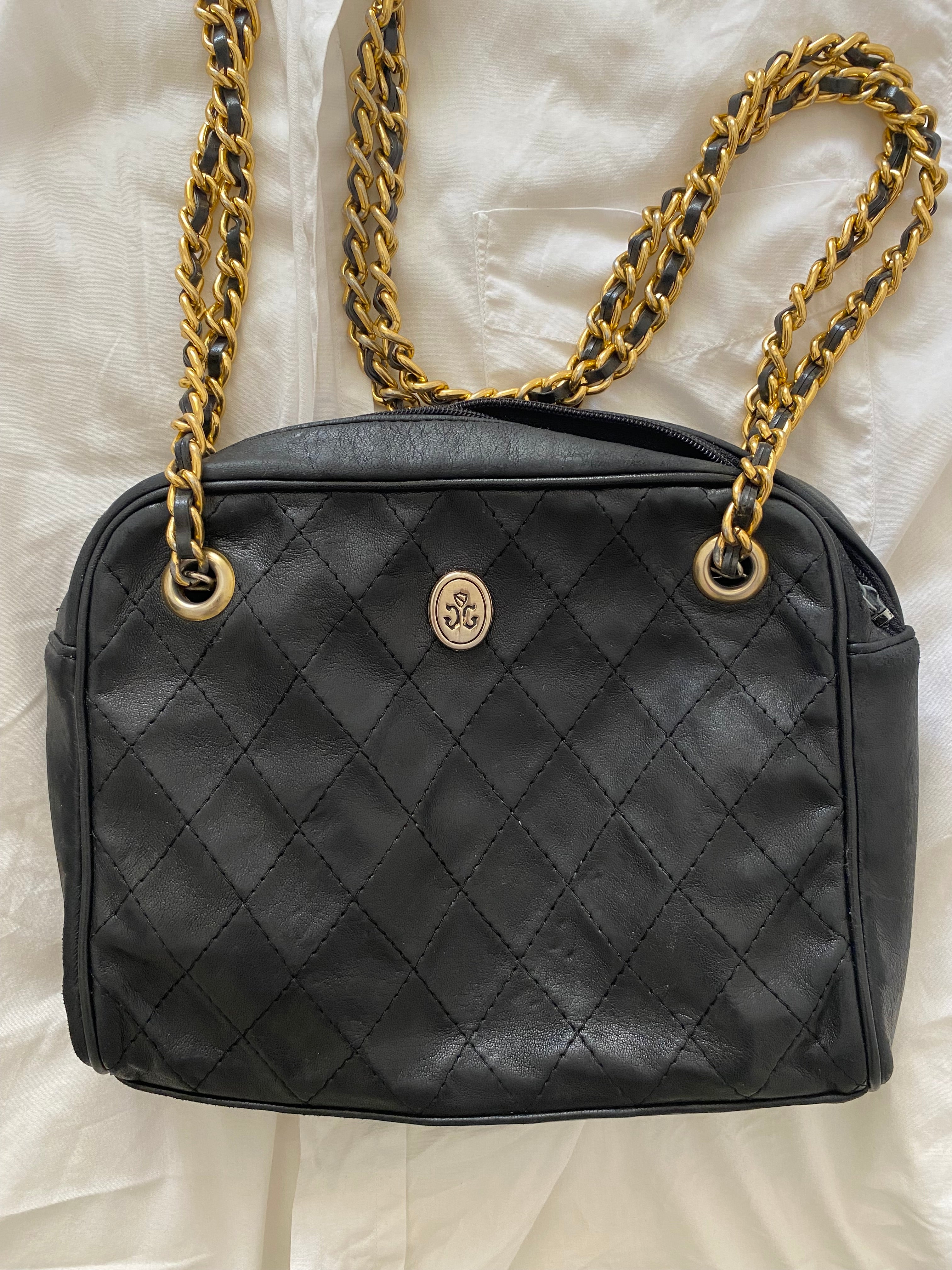 Duo Blazer Homme EDITORIAL ( super Oversize ) « Shetland »  & Sac cuir vintage