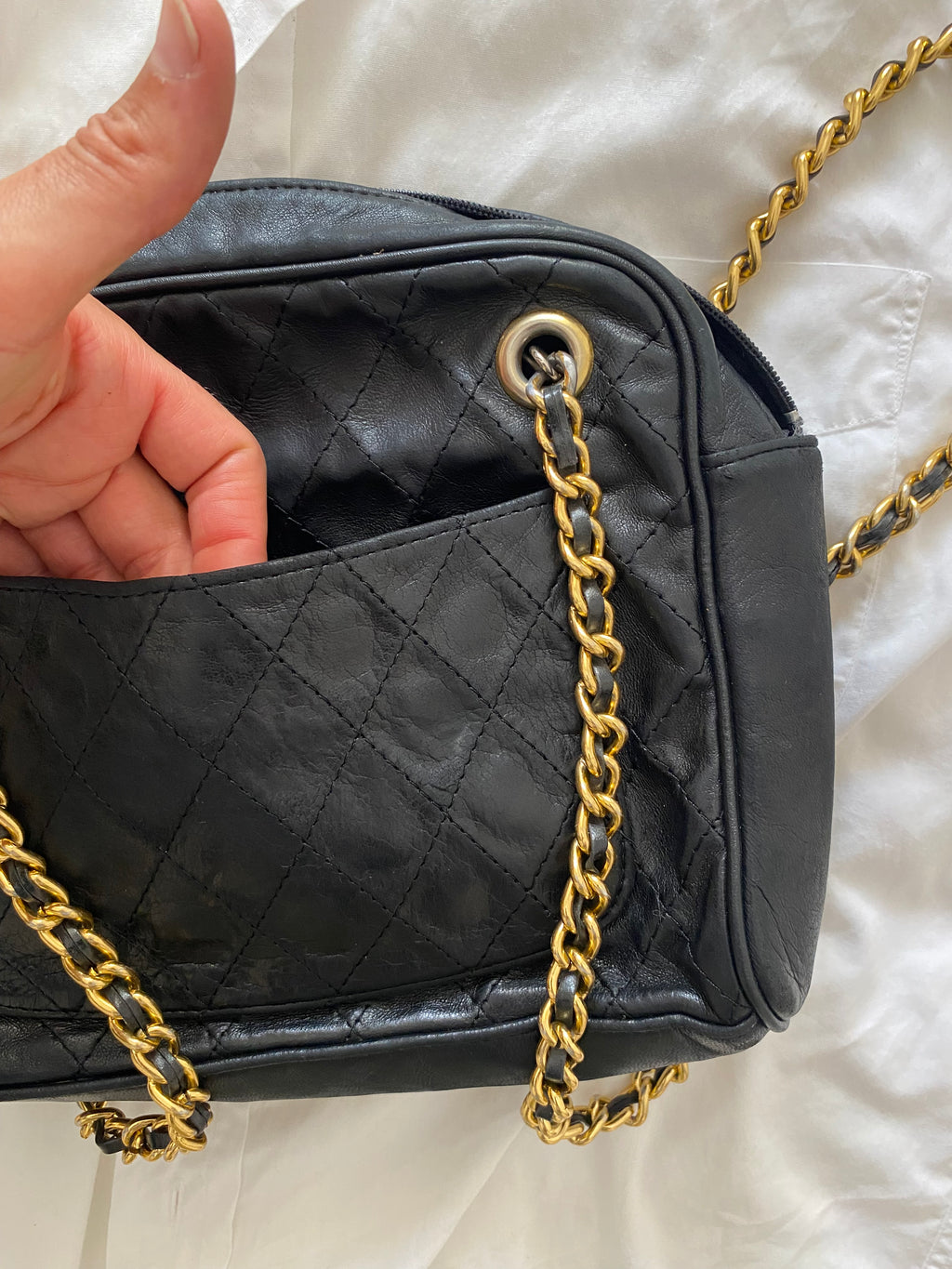 Duo Blazer Homme EDITORIAL ( super Oversize ) « Shetland »  & Sac cuir vintage