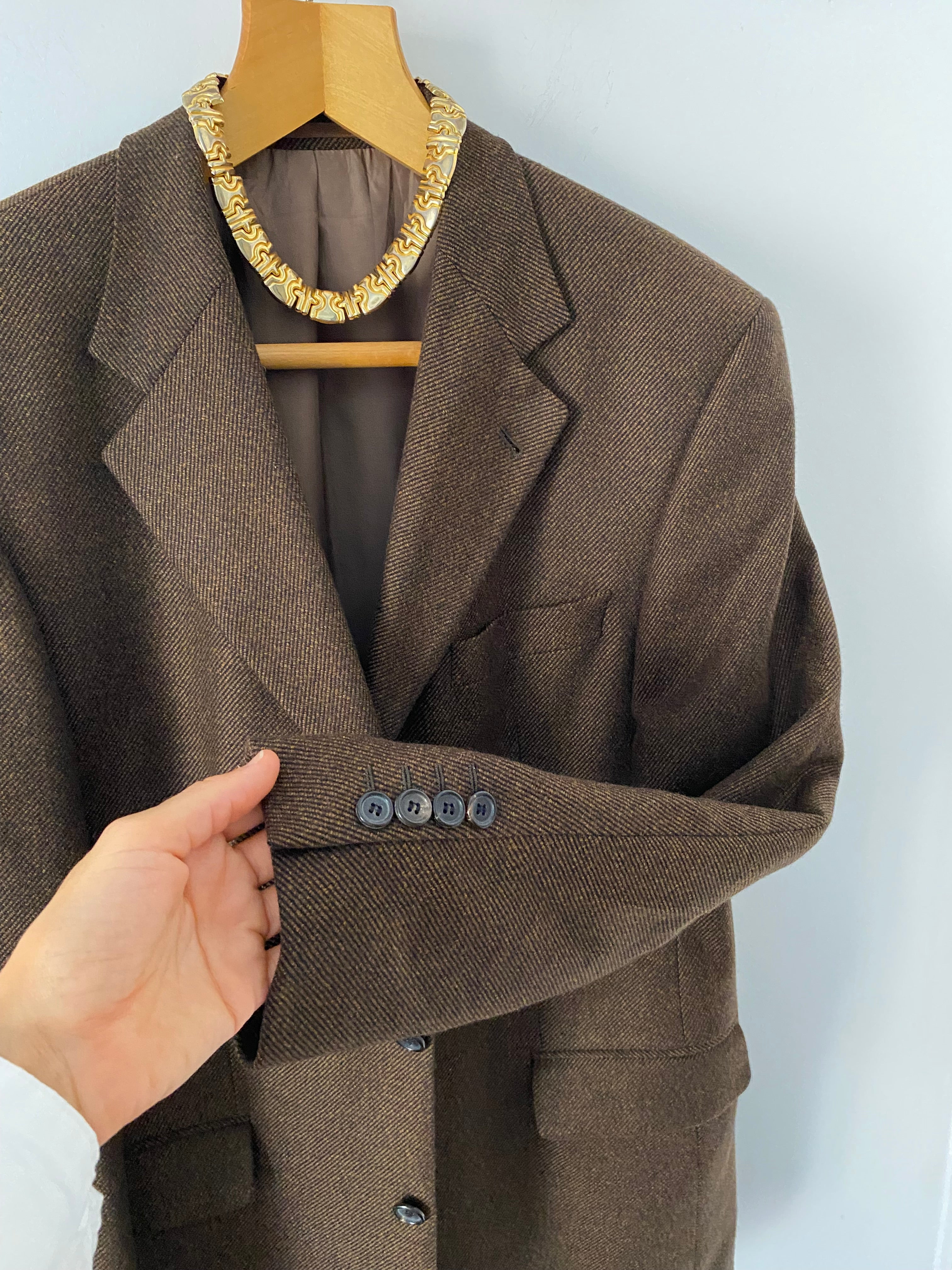 Duo Blazer  Homme LUXE Hugo boss & Collier « Inca » vintage