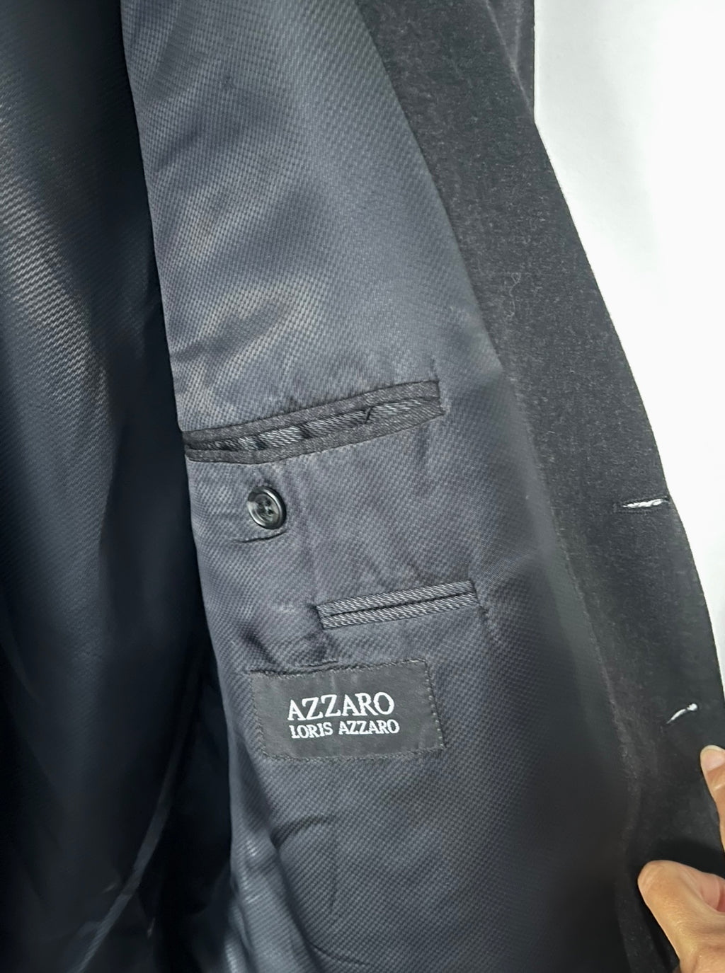 Duo Blazer Homme LUXE Azzaro  & Sac cuir «  Pourchet Fauve  »