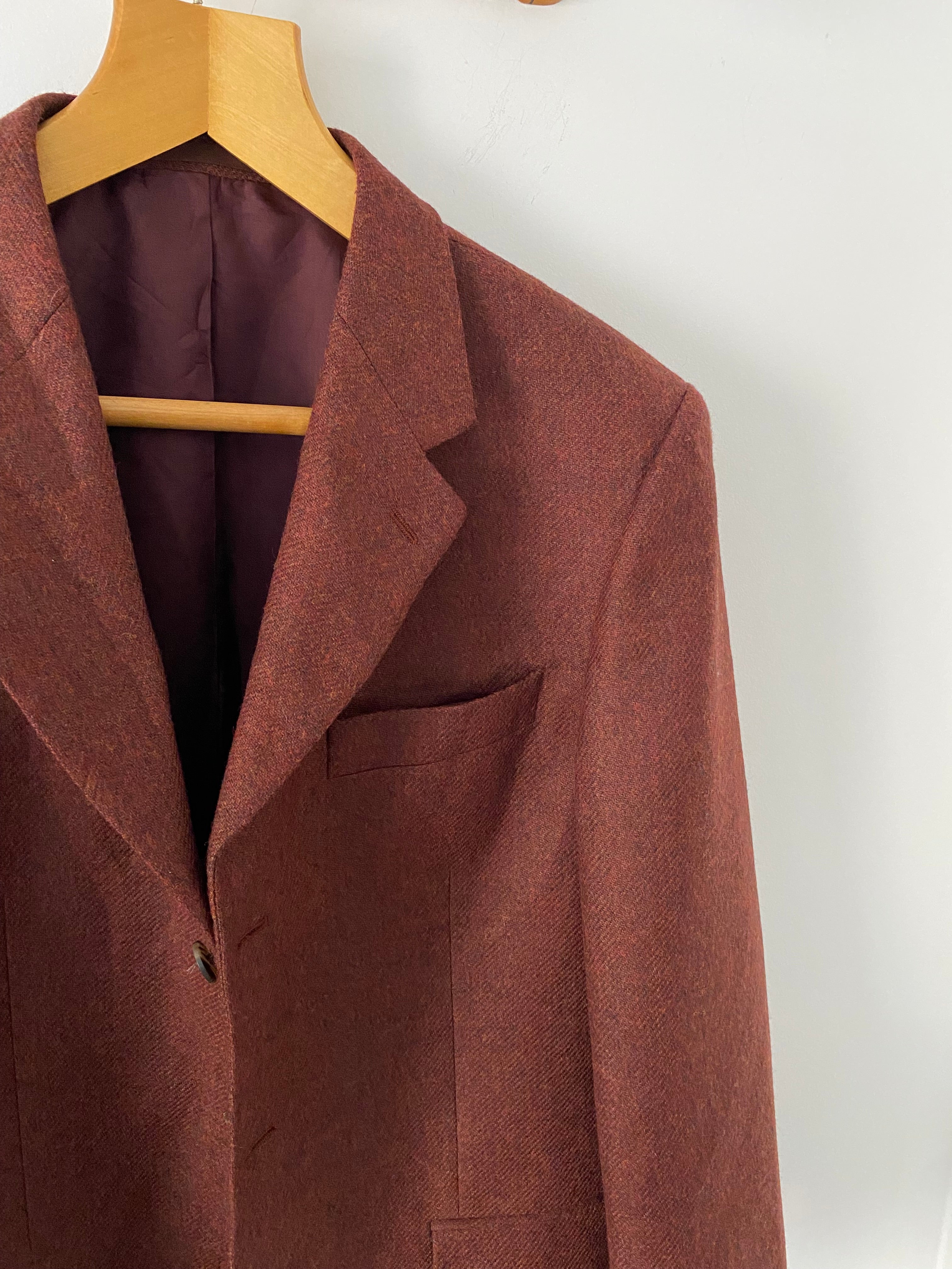 Duo Blazer Homme EDITORIAL ( super Oversize) « Conti » & Collier vintage