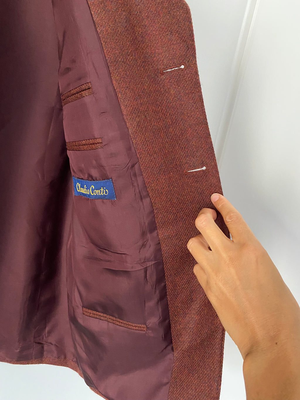 Duo Blazer Homme EDITORIAL ( super Oversize) « Conti » & Collier vintage