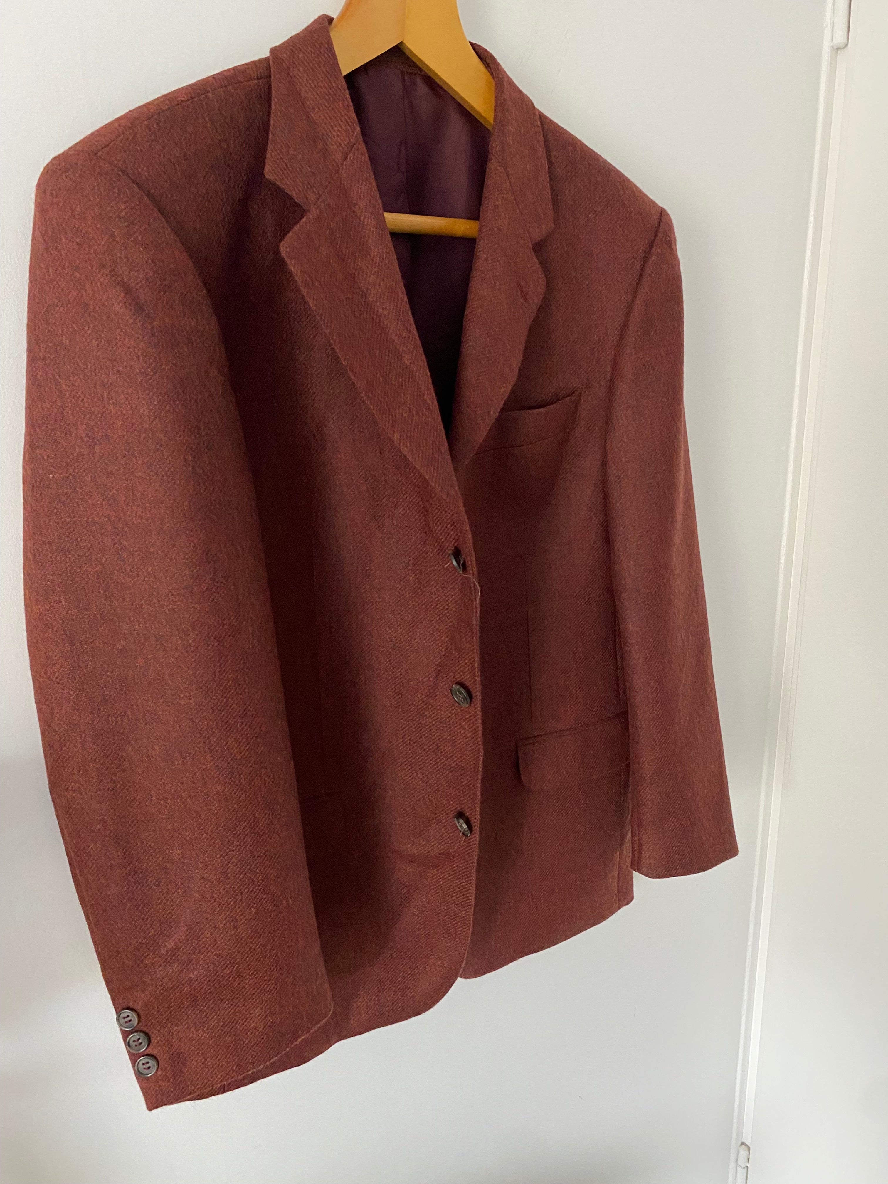 Duo Blazer Homme EDITORIAL ( super Oversize) « Conti » & Collier vintage