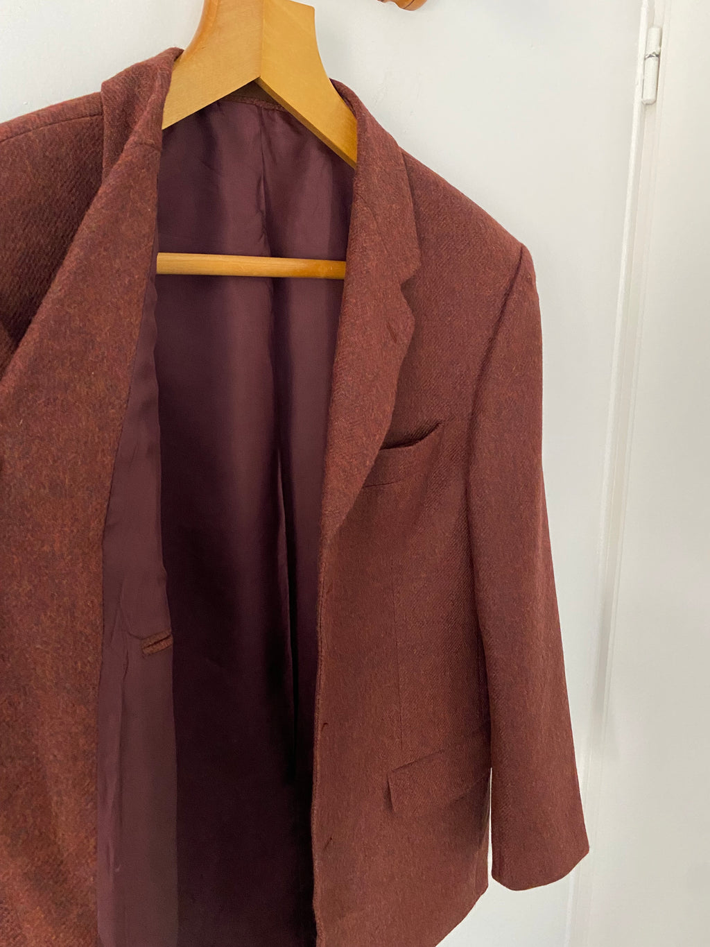 Duo Blazer Homme EDITORIAL ( super Oversize) « Conti » & Collier vintage