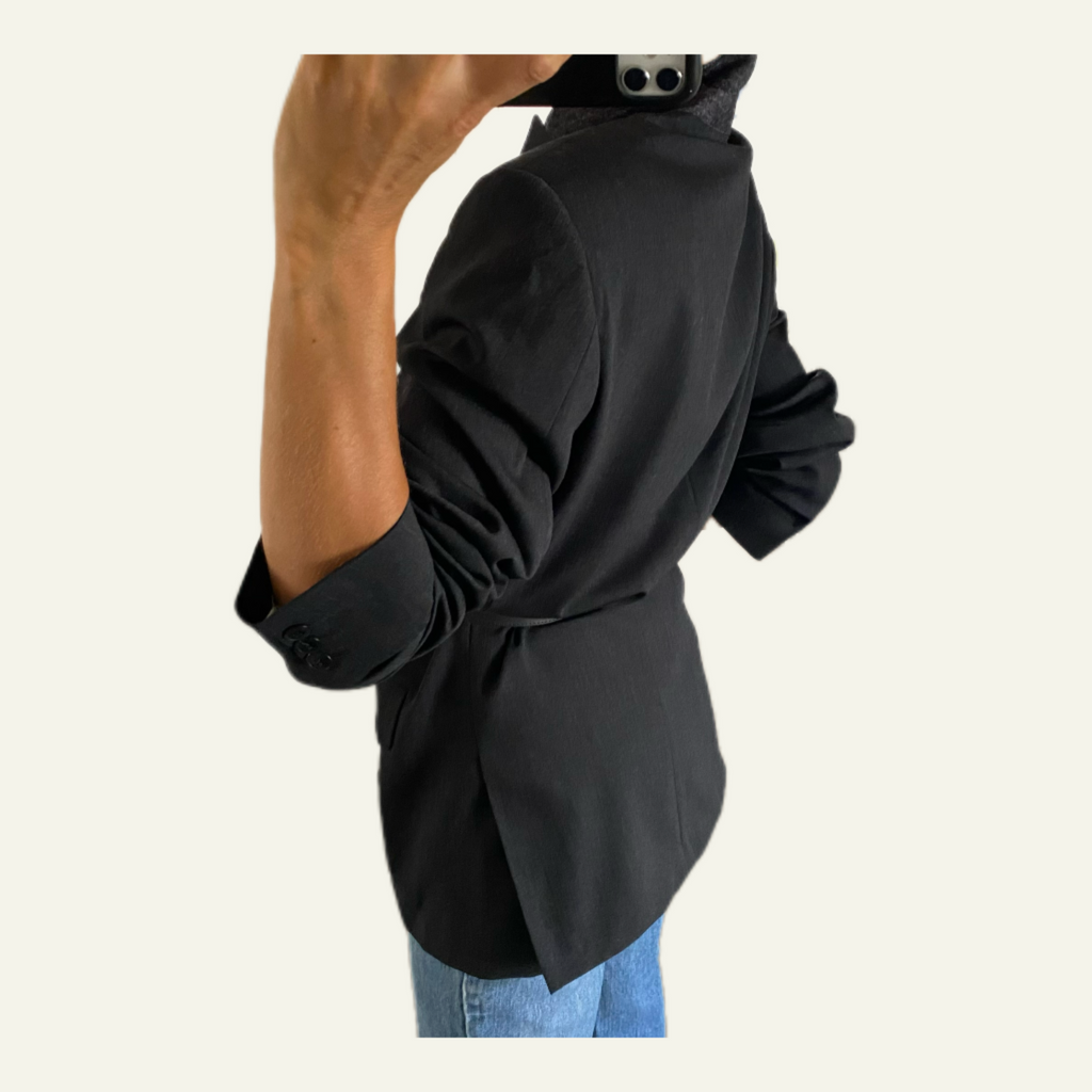 Duo Blazer Homme LUXE « YSL  anthracite » & Bracelet vintage