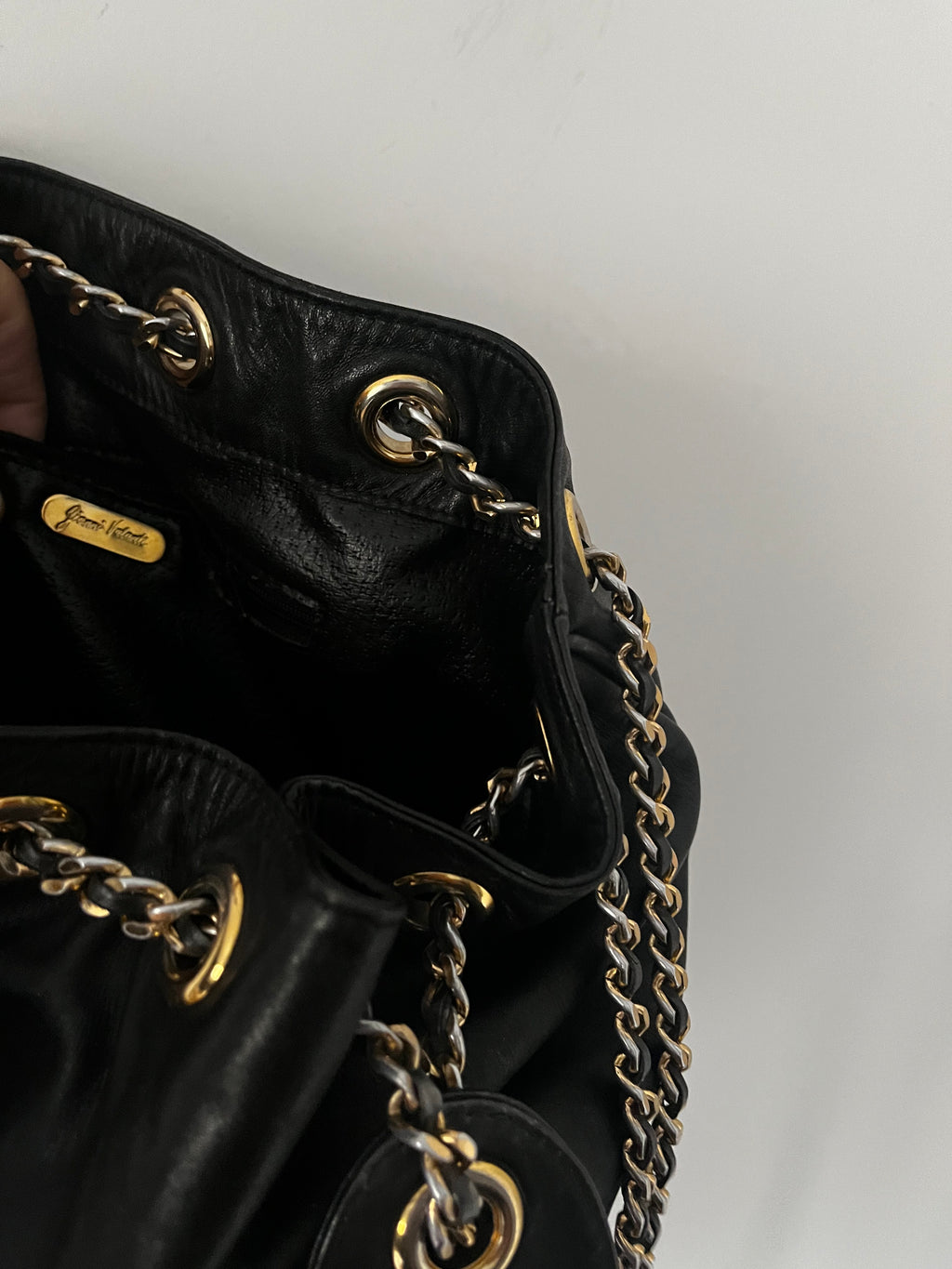 Duo Blazer Homme LUXE YSL vintage   & Sac « seau» matelassé cuir vintage 