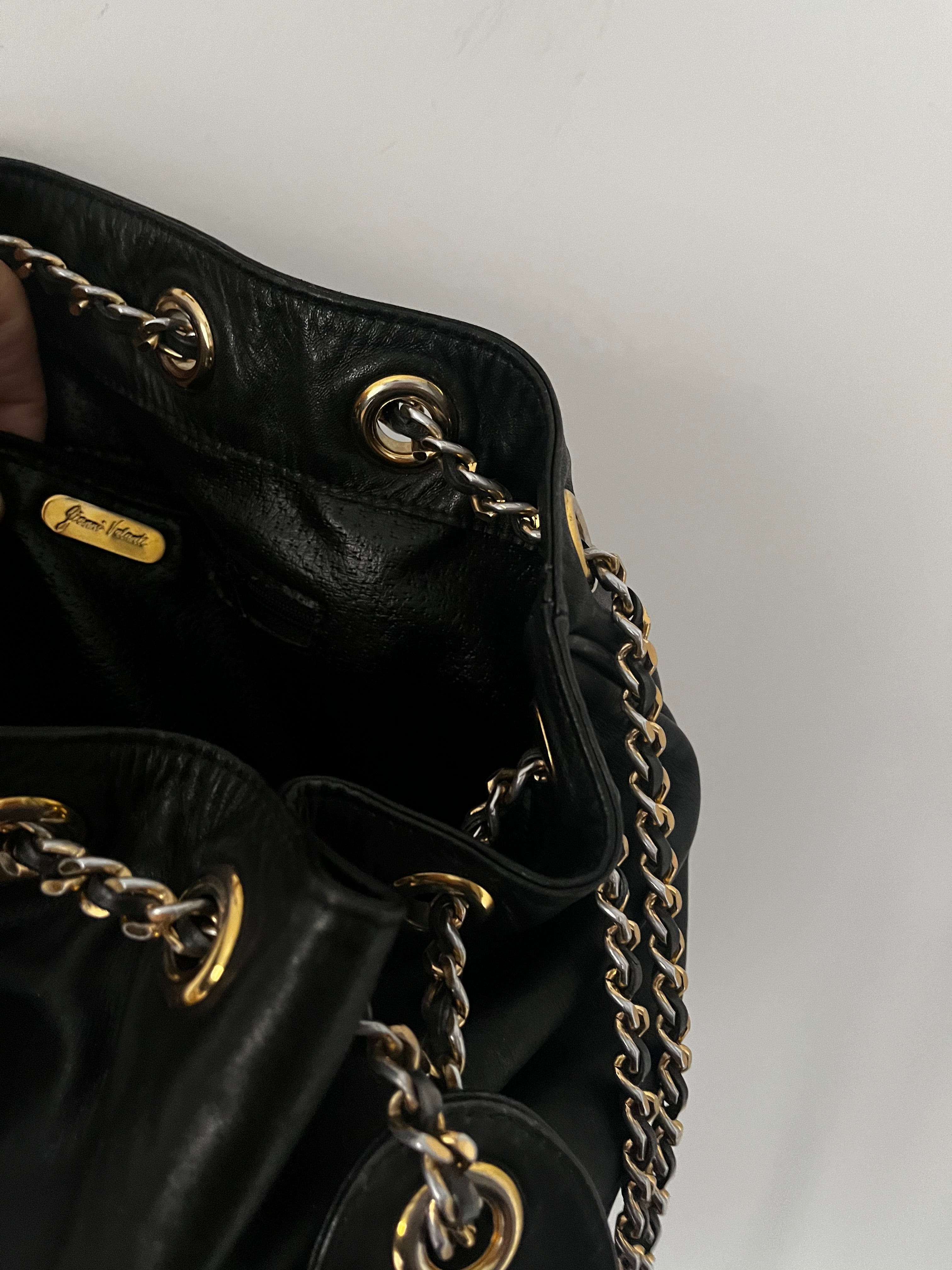 Duo Blazer Homme LUXE YSL vintage   & Sac « seau» matelassé cuir vintage 