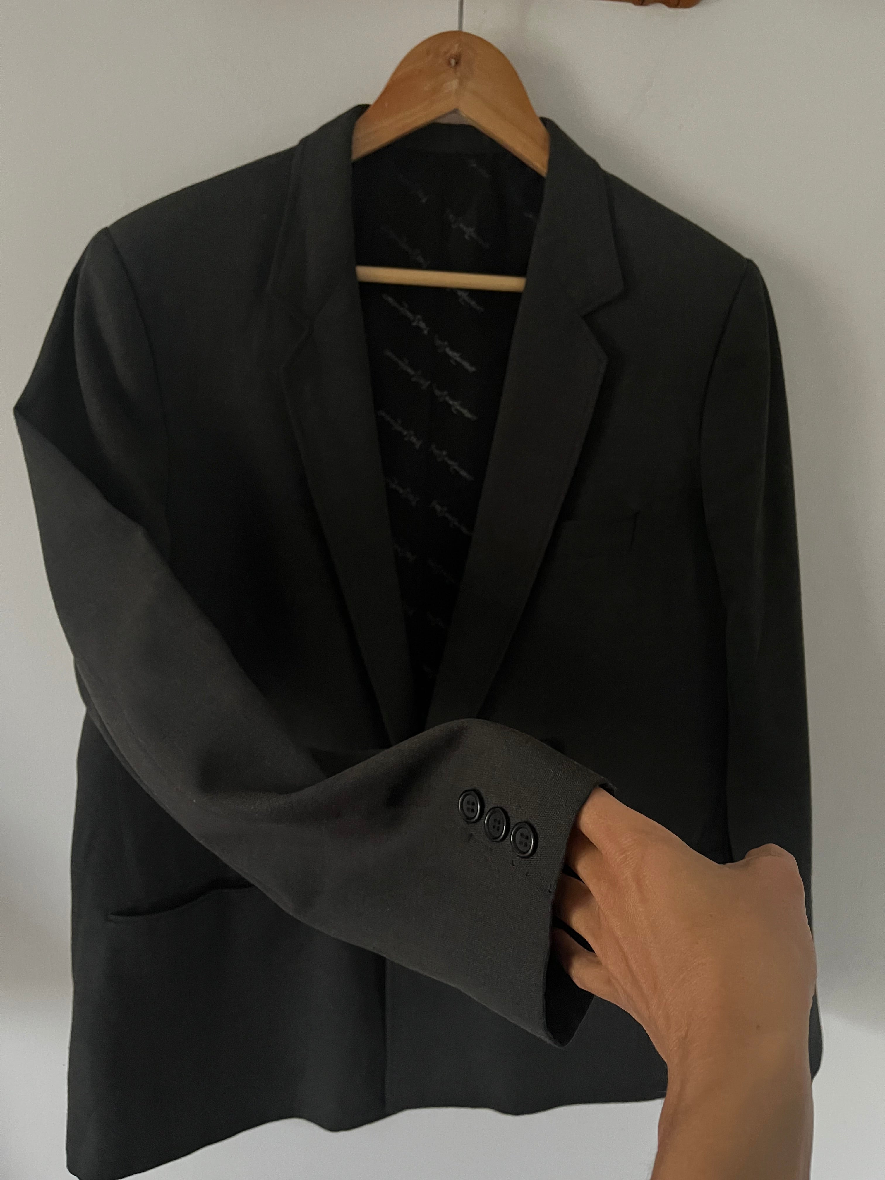 Duo Blazer Homme LUXE YSL vintage   & Sac « seau» matelassé cuir vintage 