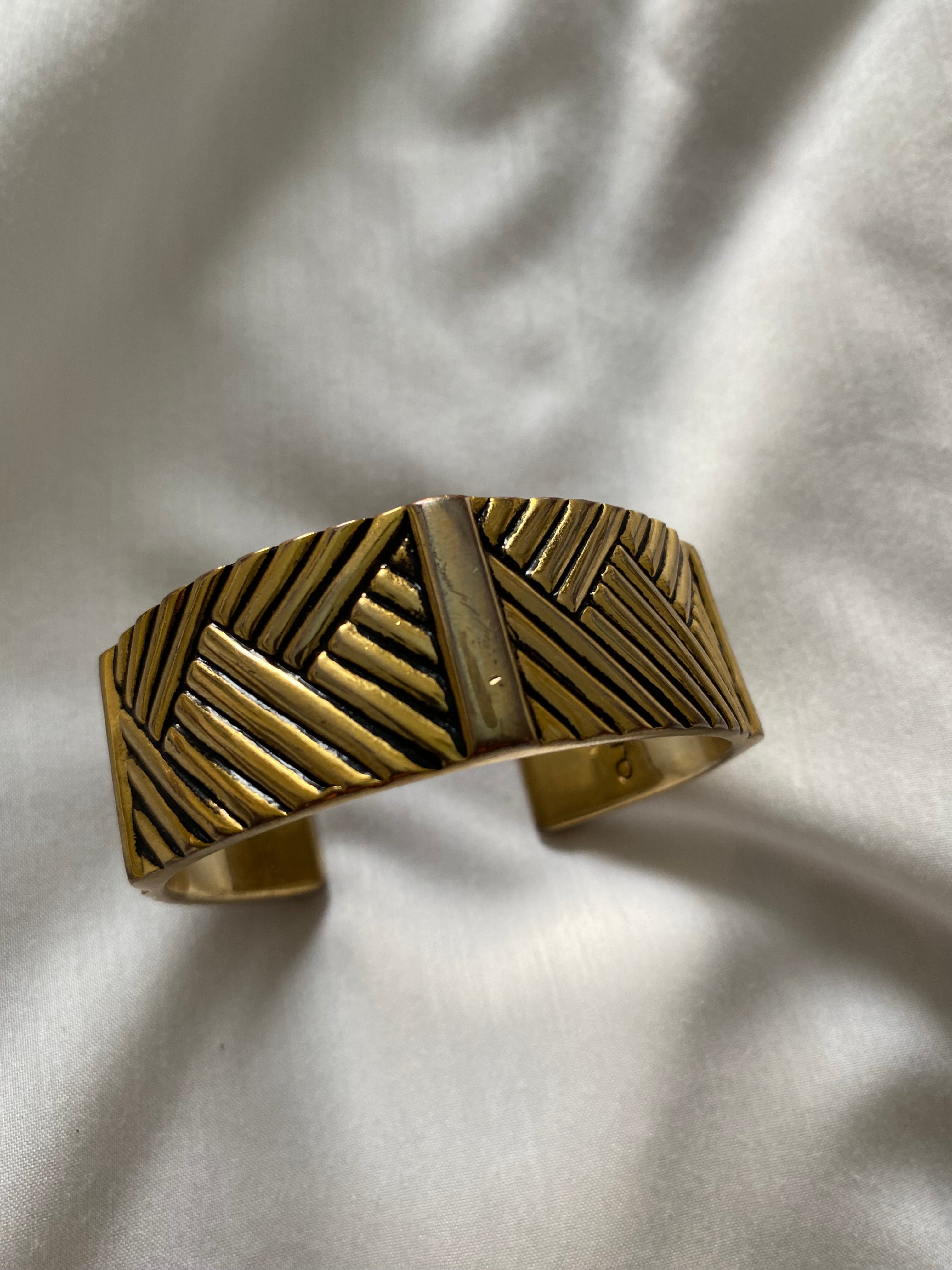 LUXE Men’s Blazer “YSL blue gray” & Vintage Bracelet Duo