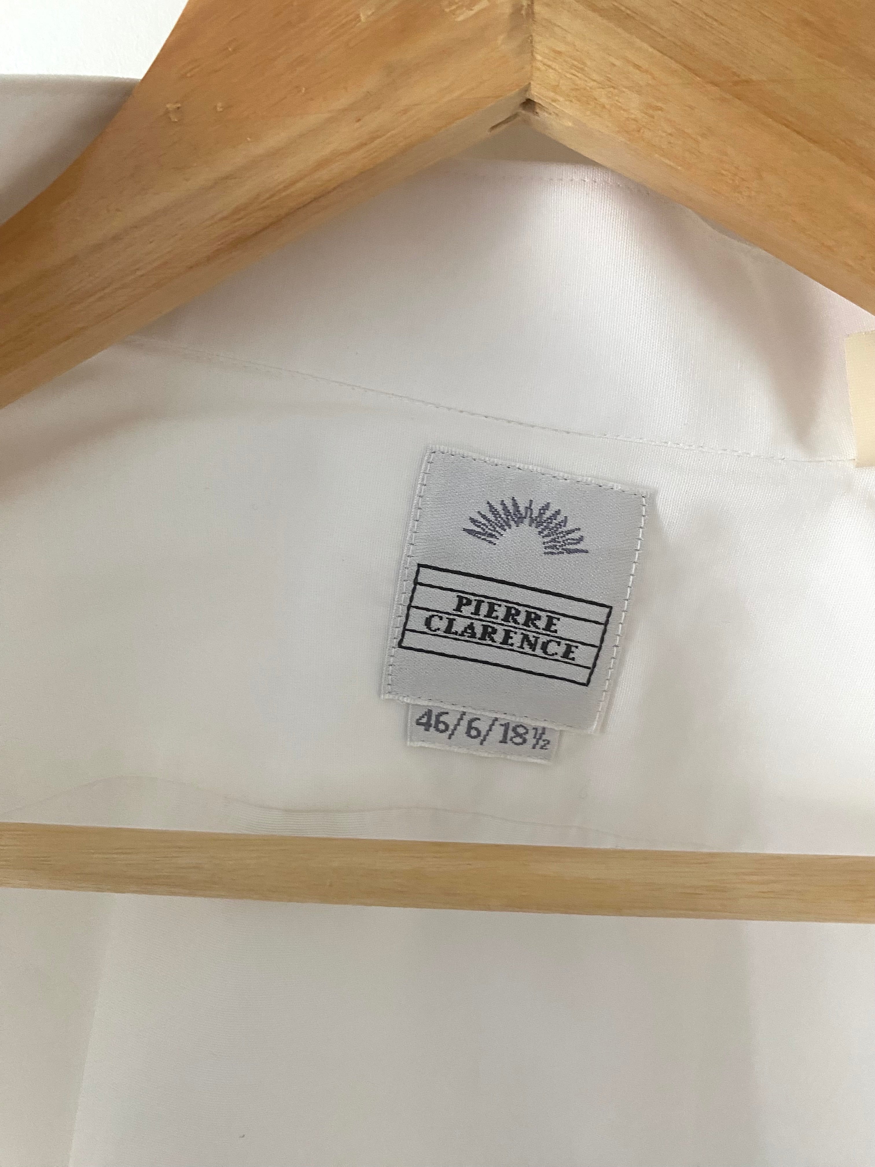 Duo Chemise blanche Homme & Boucles d’oreilles « Léopard » vintage