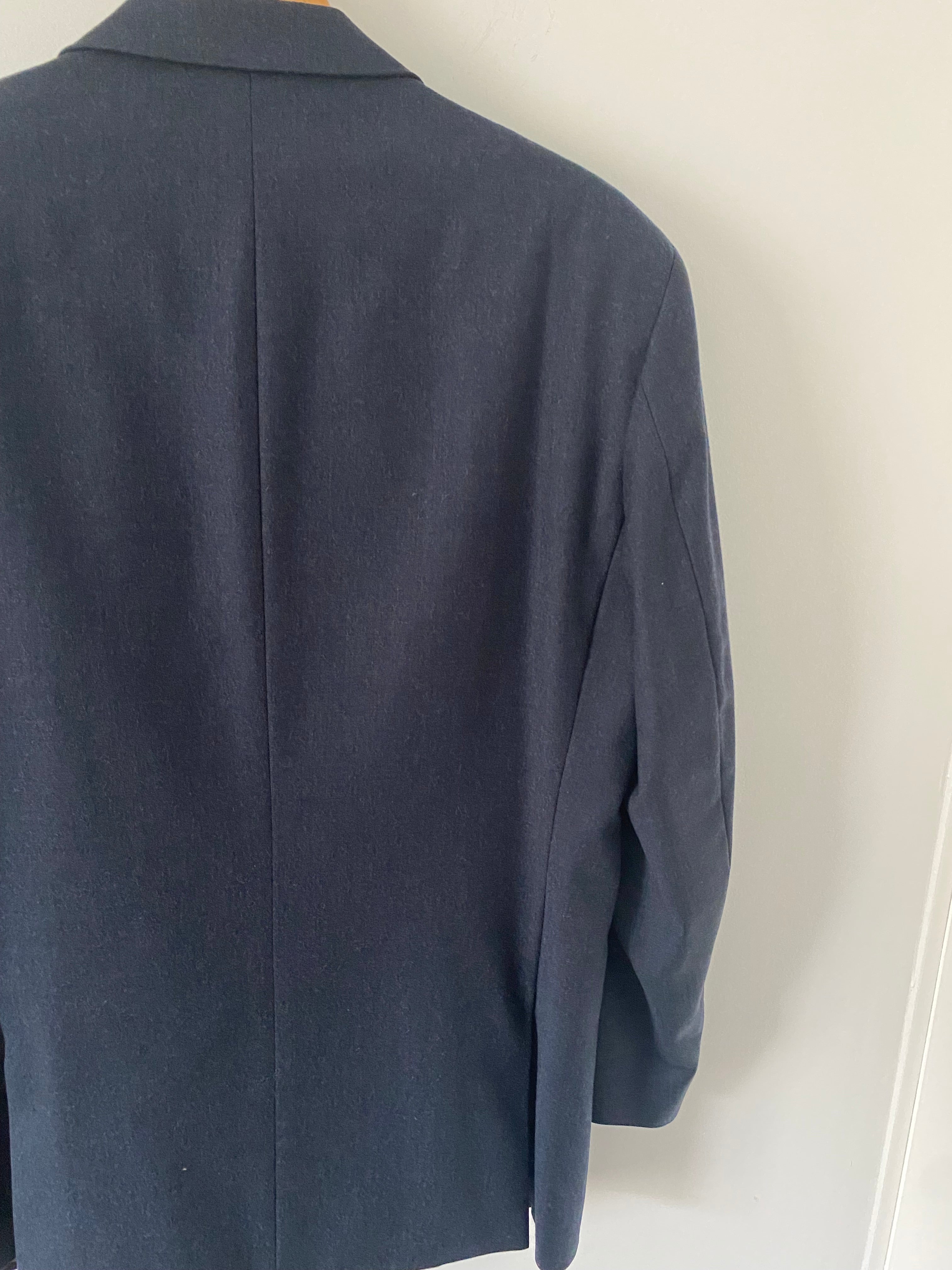 LUXE Men’s Blazer “YSL blue gray” & Vintage Bracelet Duo