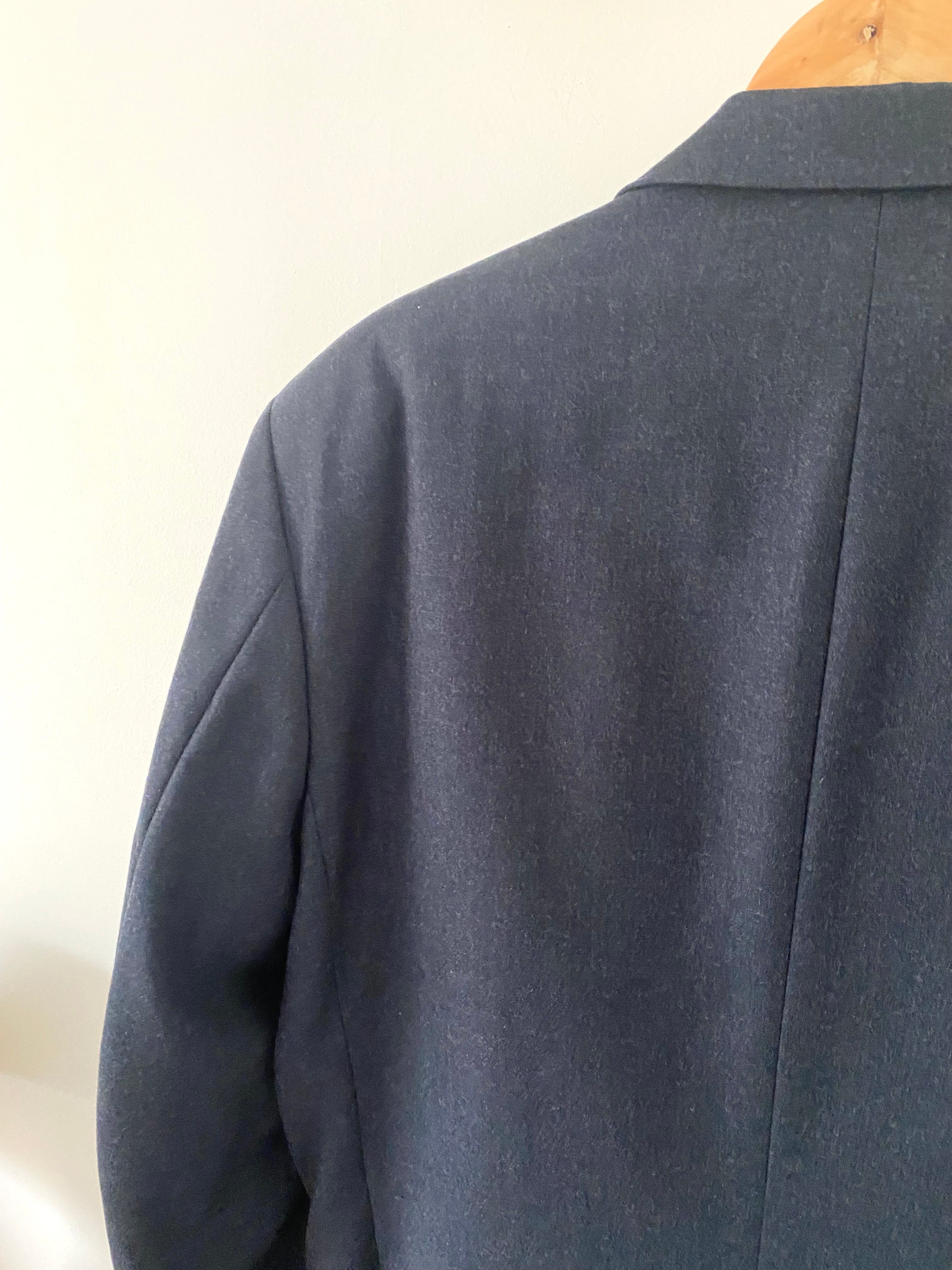 LUXE Men’s Blazer “YSL blue gray” & Vintage Bracelet Duo