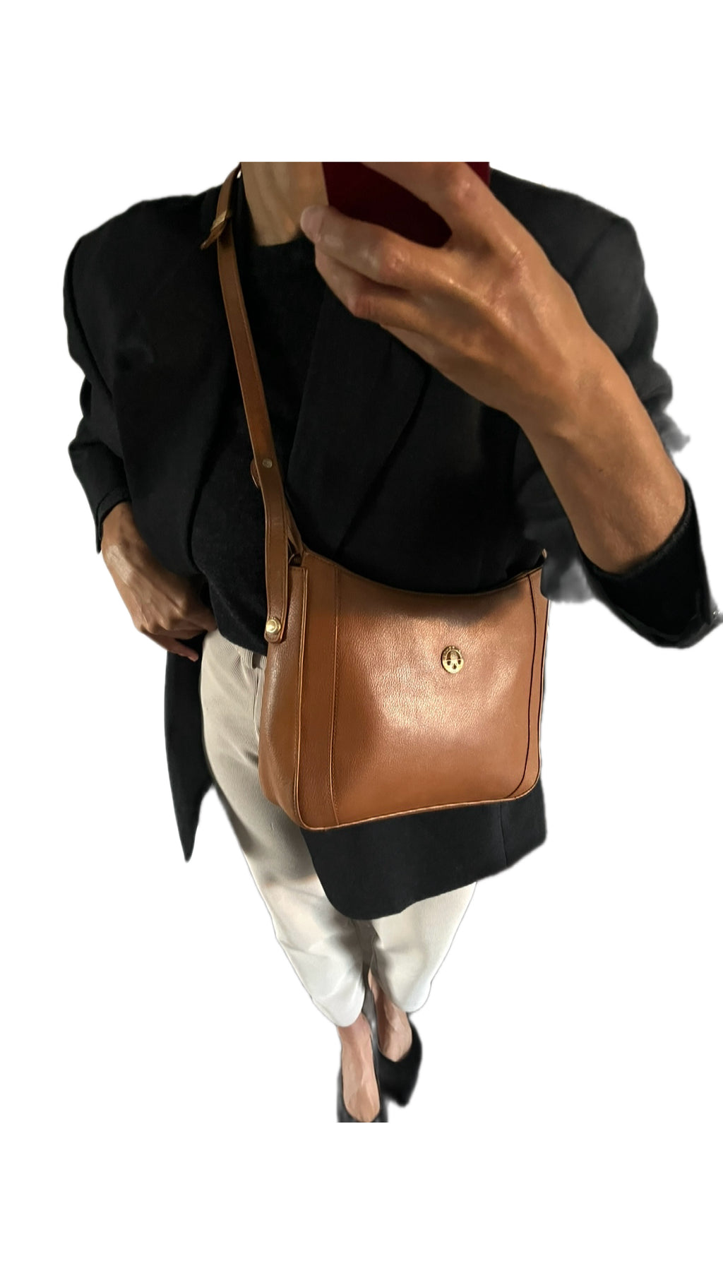 Duo Blazer Homme LUXE Azzaro  & Sac cuir «  Pourchet Fauve  »