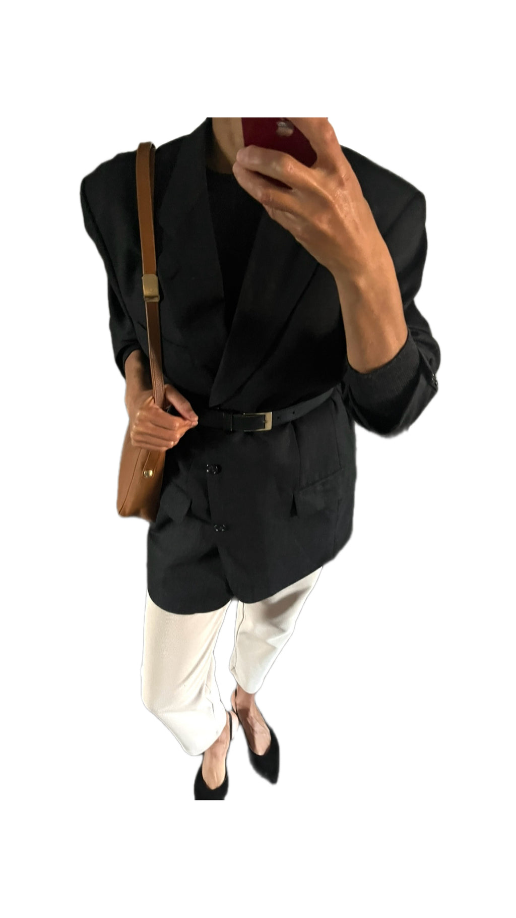 Duo Blazer Homme LUXE Azzaro  & Sac cuir «  Pourchet Fauve  »