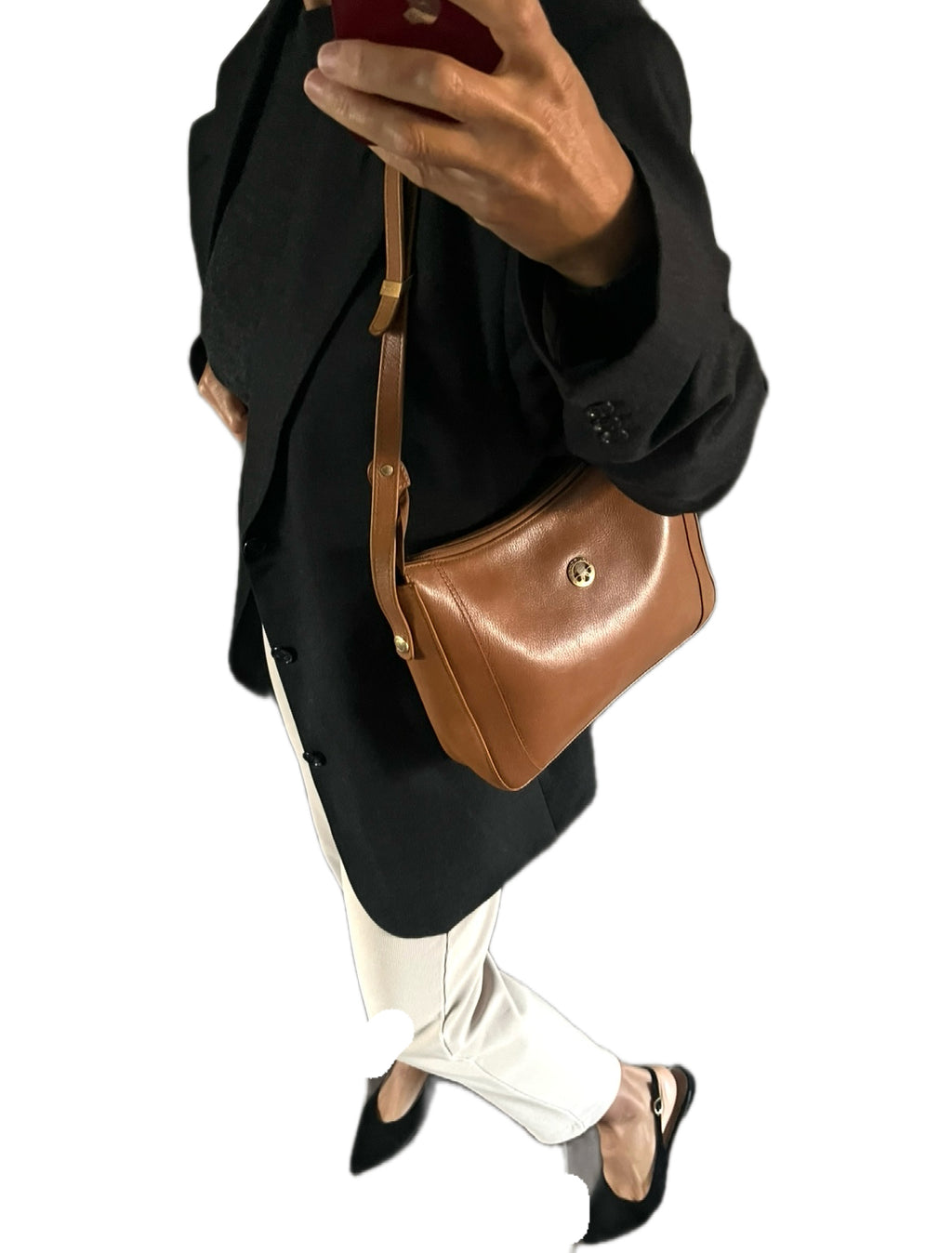 Duo Blazer Homme LUXE Azzaro  & Sac cuir «  Pourchet Fauve  »