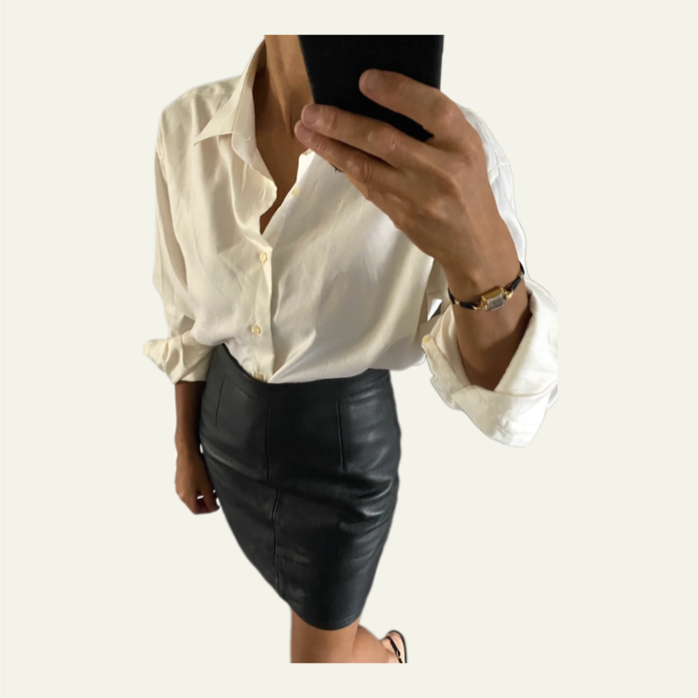 Duo Chemise Homme (+ Manchettes)  & Boucles d’oreilles « Ailes d’anges »