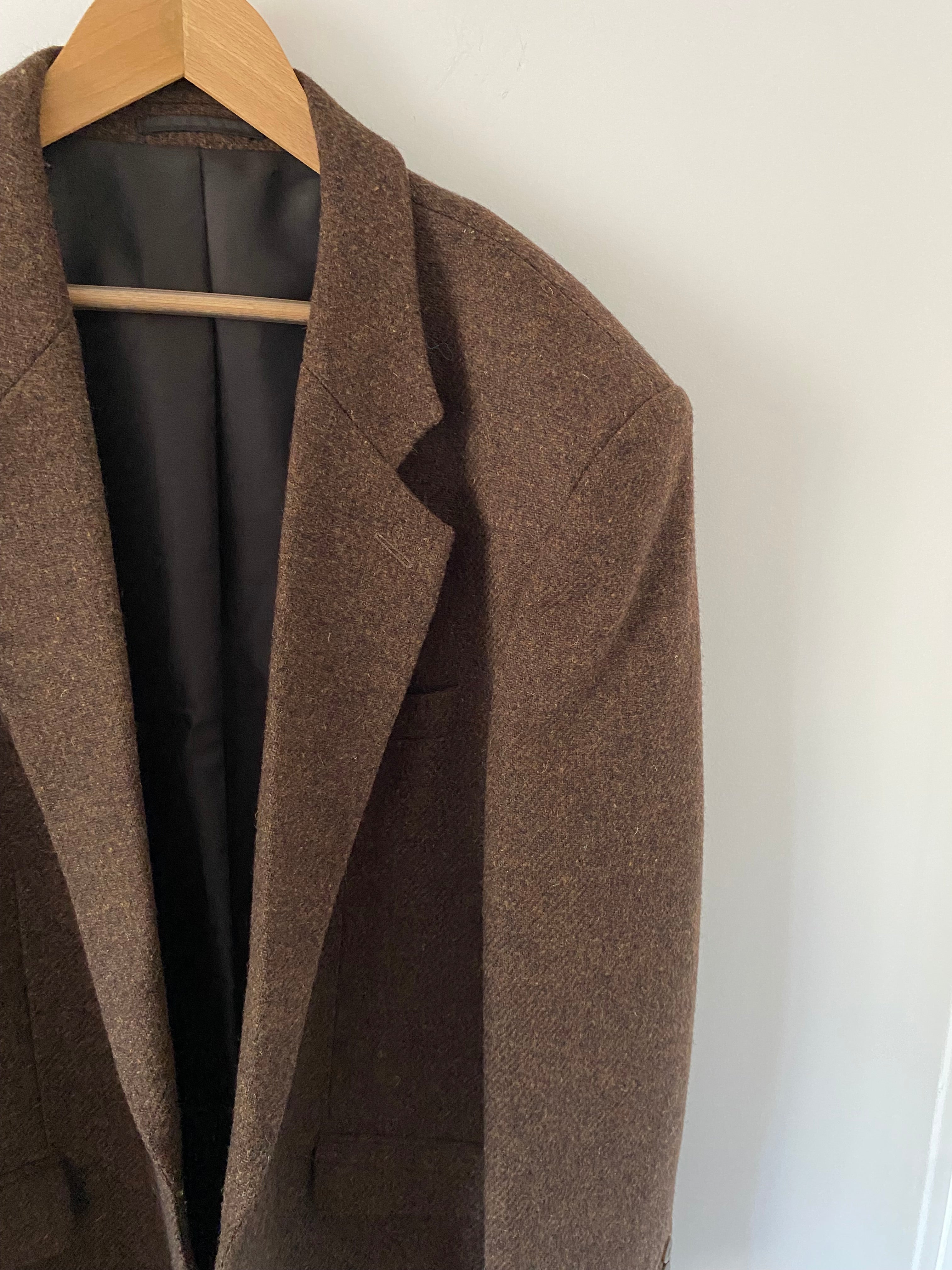 Duo Blazer Homme EDITORIAL  (super Oversize ) & Boucles d’oreilles « Diptyque losange » vintage