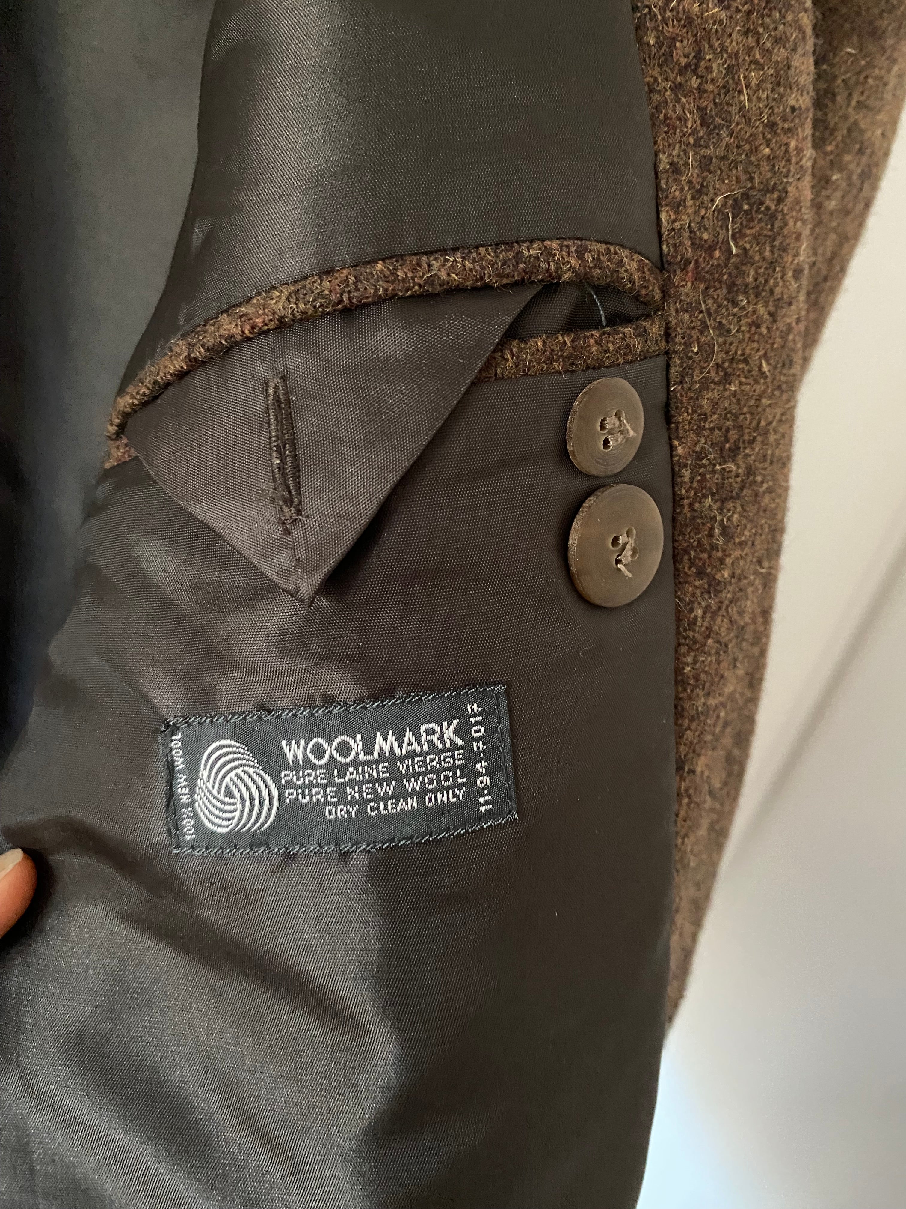 Duo Blazer Homme EDITORIAL  (super Oversize ) & Boucles d’oreilles « Diptyque losange » vintage