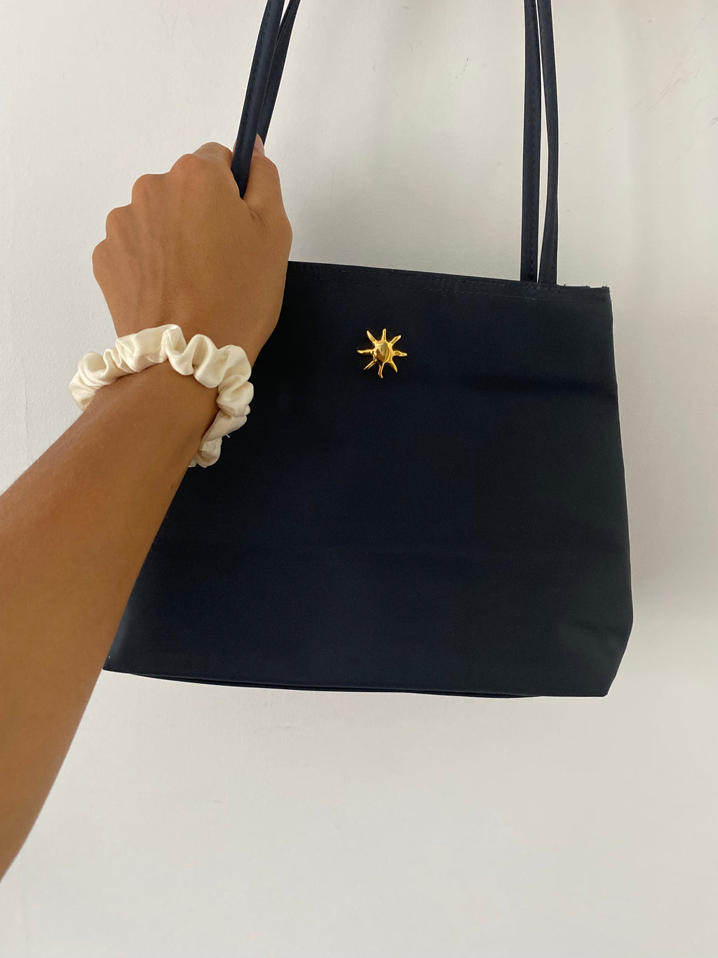 Men's White Shirt (with Cuffs) & "Sun" Bag  Duo