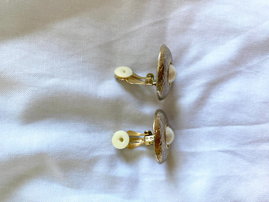 Duo Chemise blanche Homme oversize (+ Manchettes)  & Boucles d’oreilles « Donut’s»